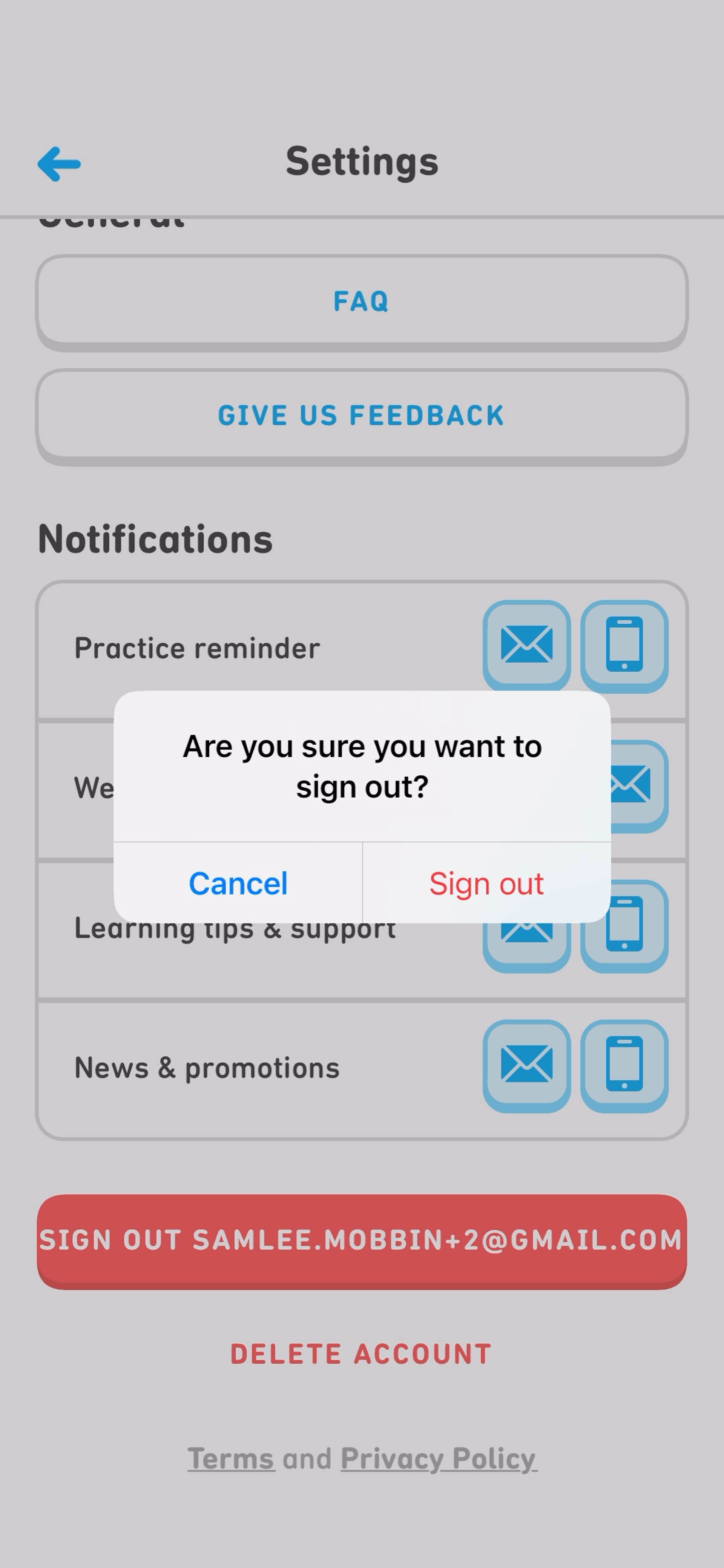 Duolingo ABC iOS Education interface screenshot 9