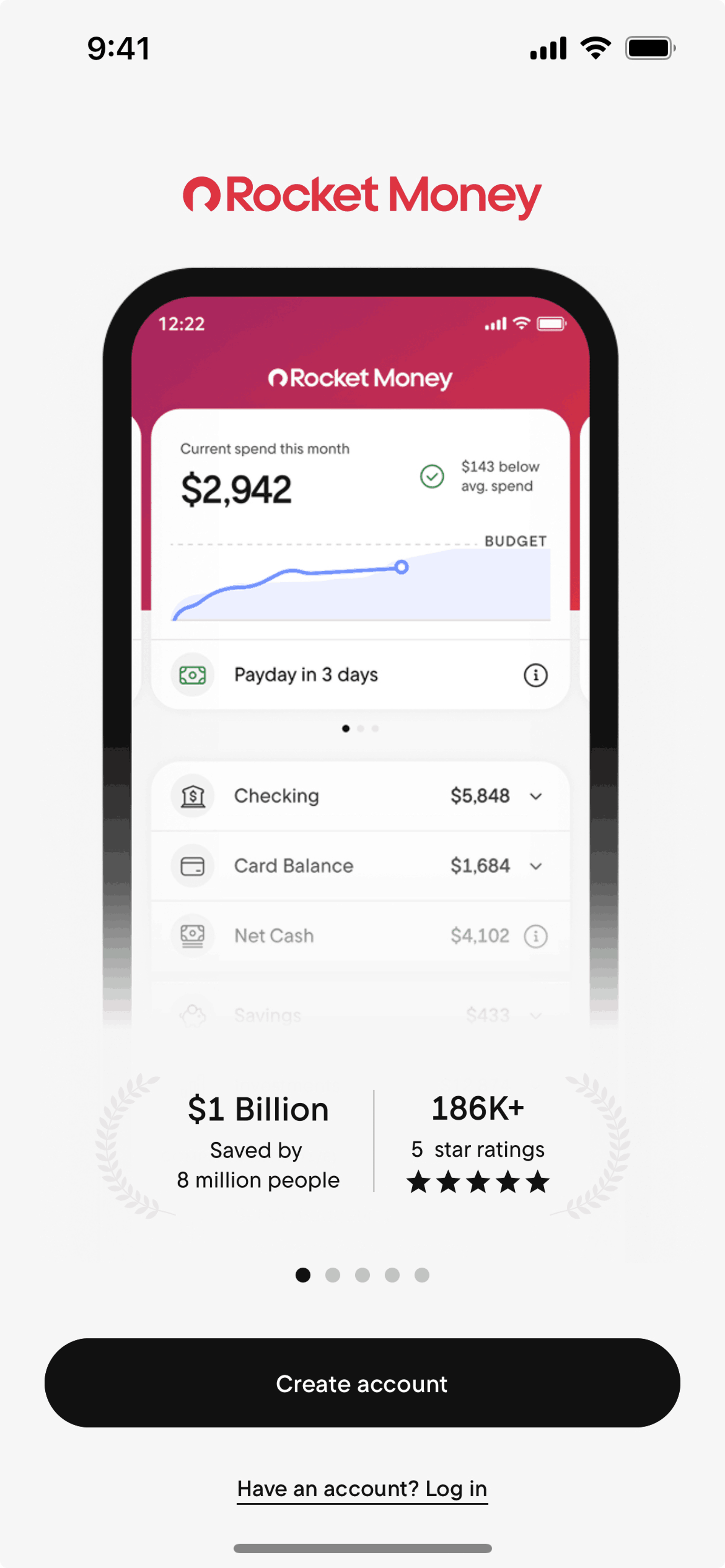 Rocket Money iOS Finance interface screenshot 16