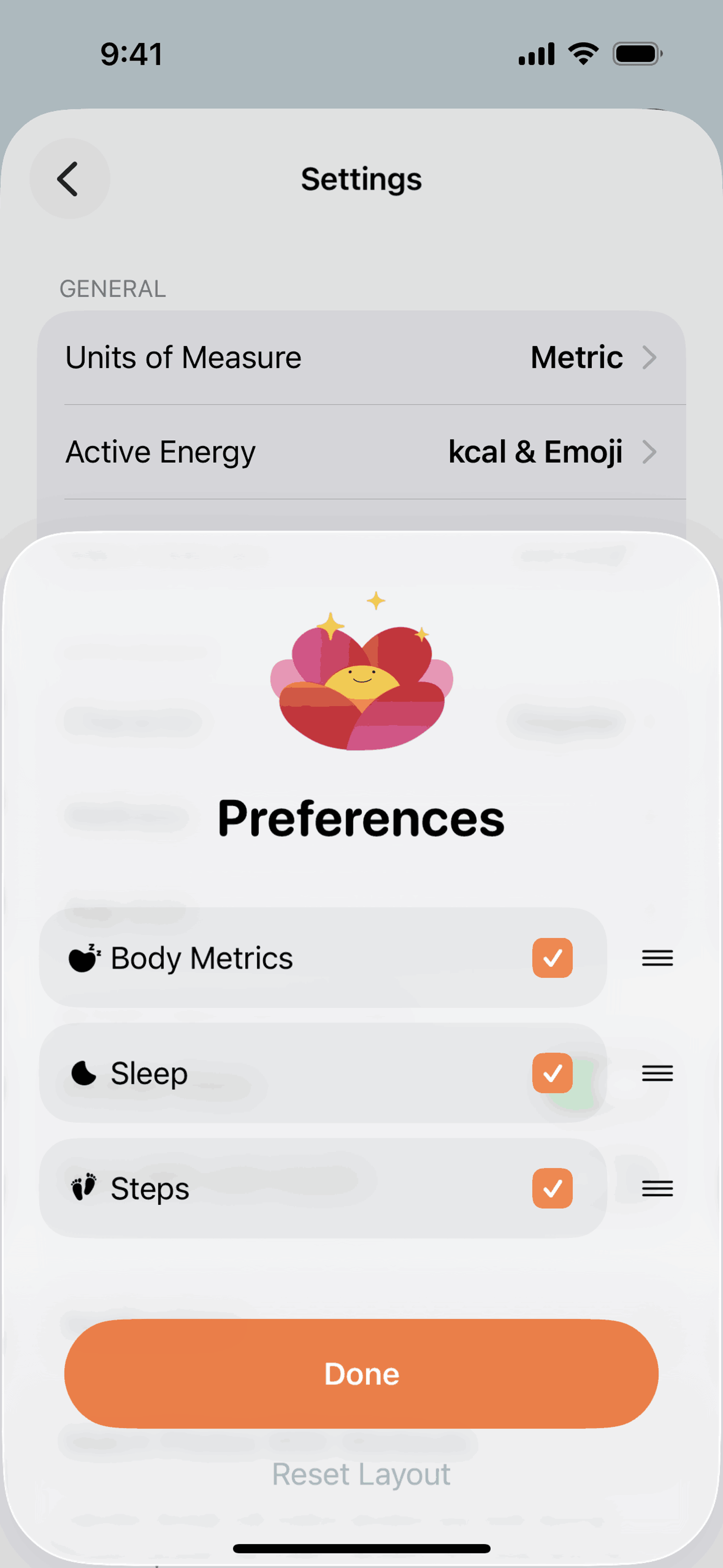 Gentler Streak iOS Health & Fitness interface screenshot 15