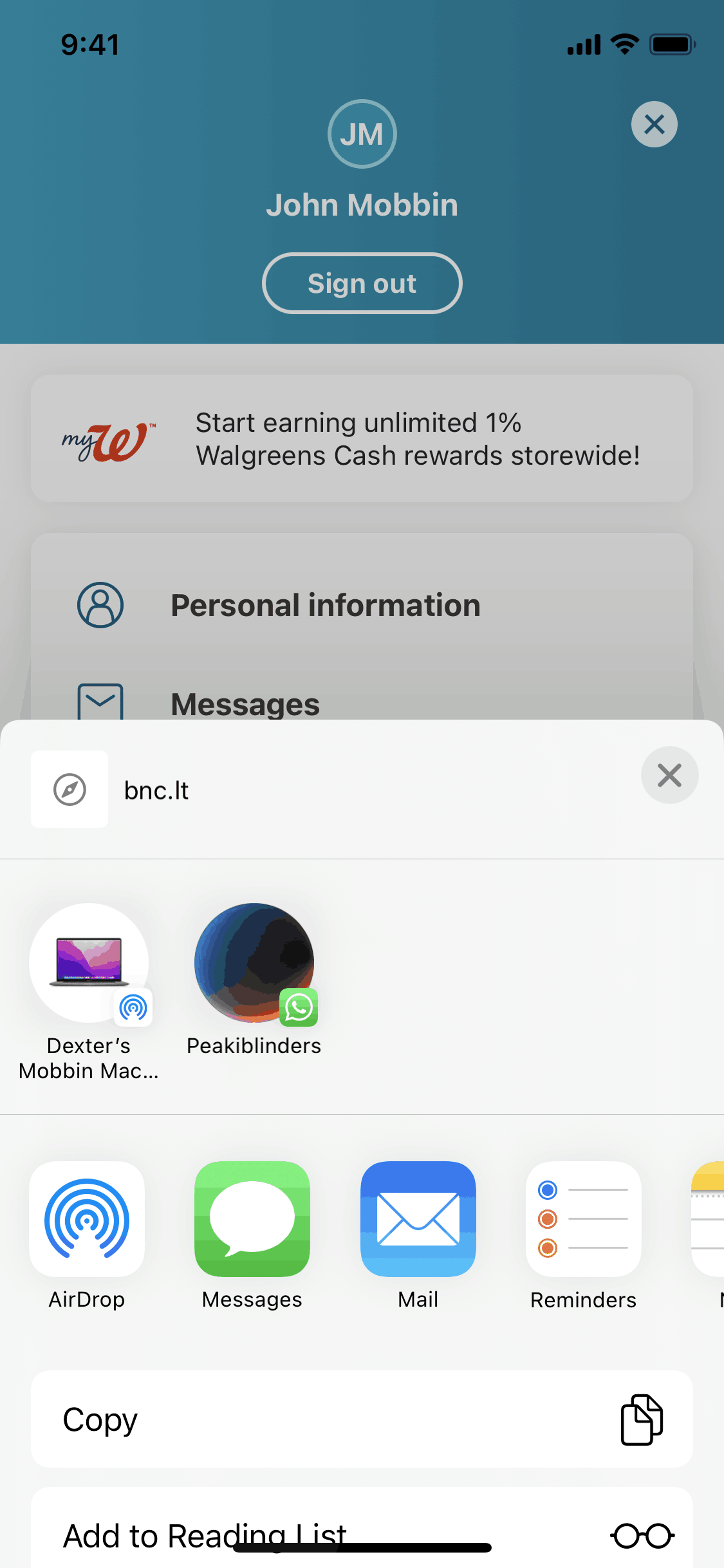 Walgreens iOS Shopping interface screenshot 23
