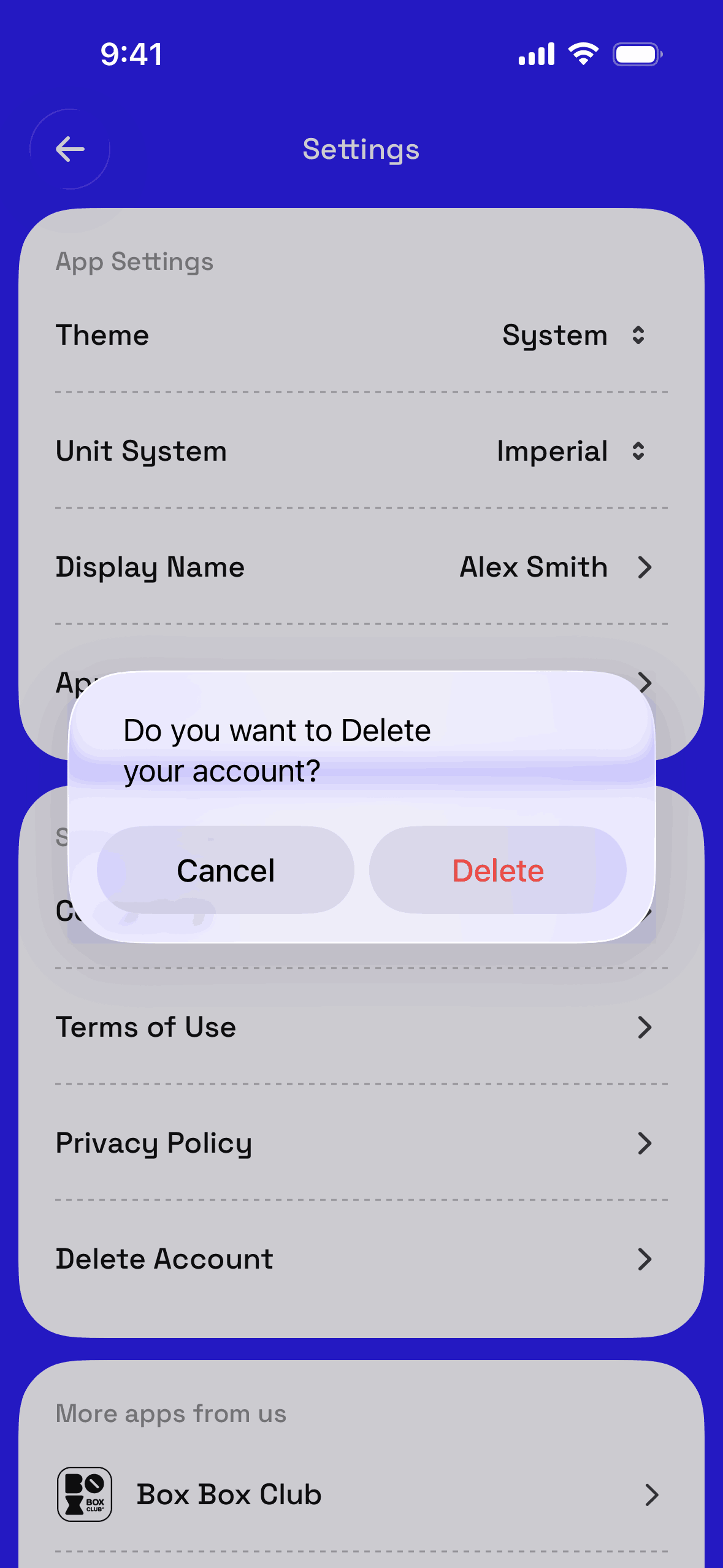 GO Club iOS Health & Fitness interface screenshot 24