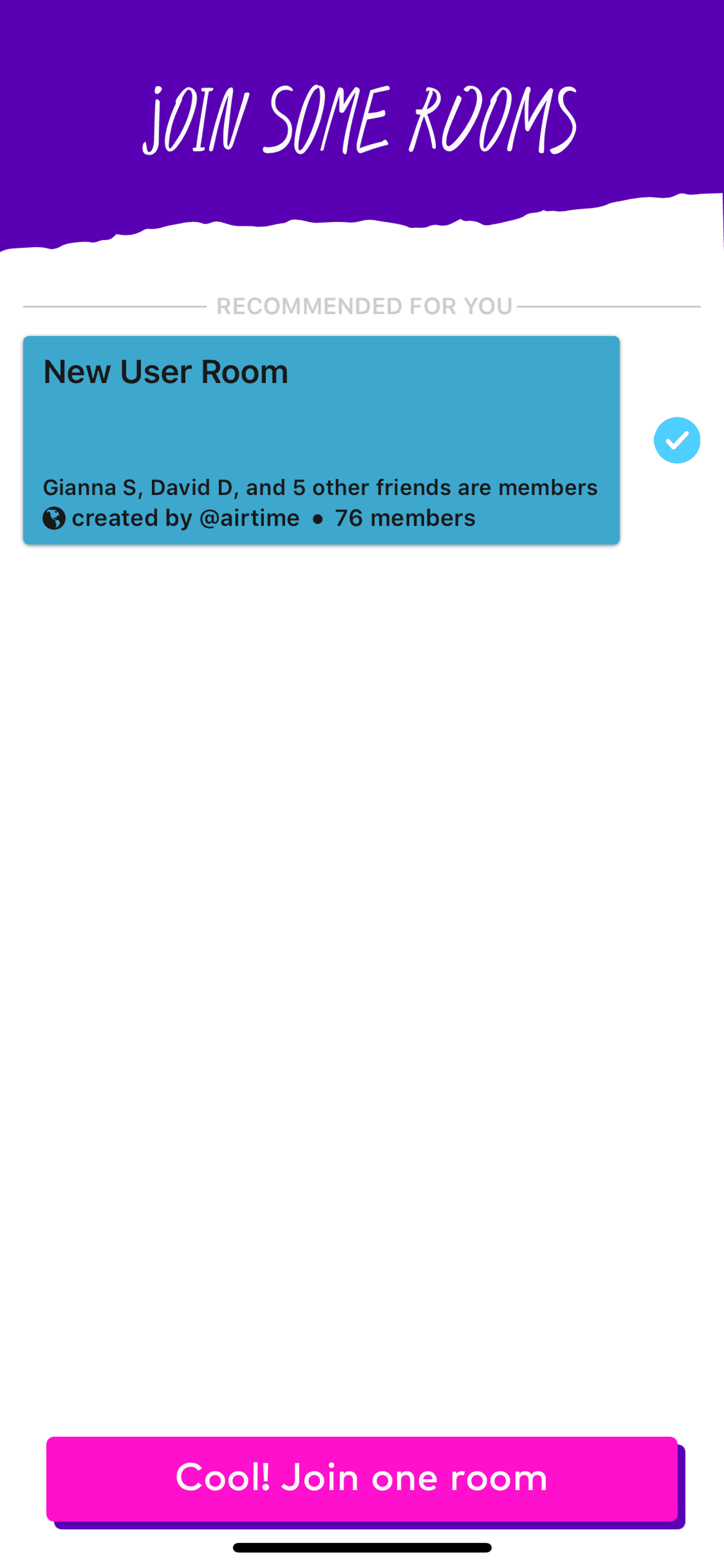 Airtime iOS Social Networking interface screenshot 11