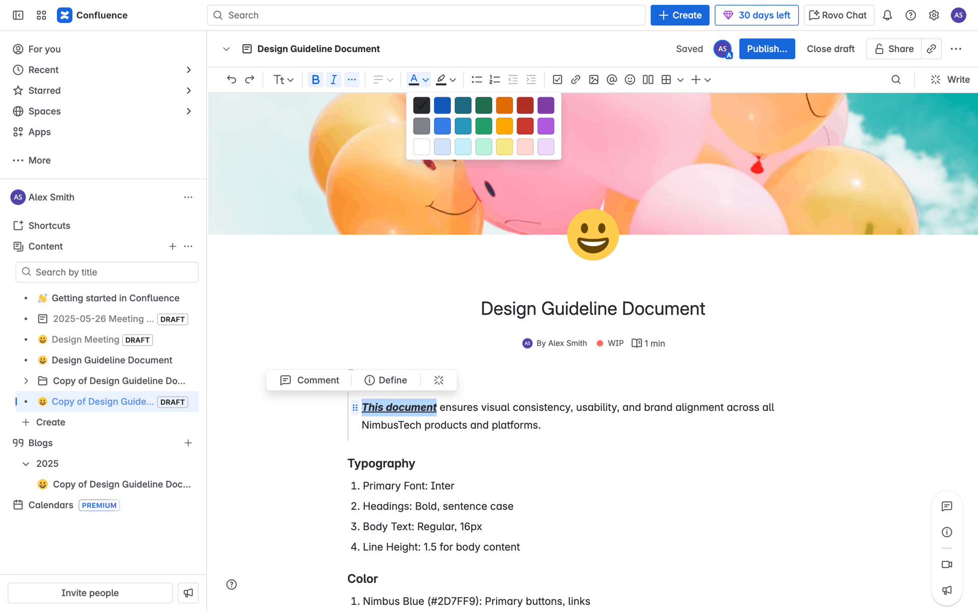 Confluence Web Collaboration interface screenshot 14