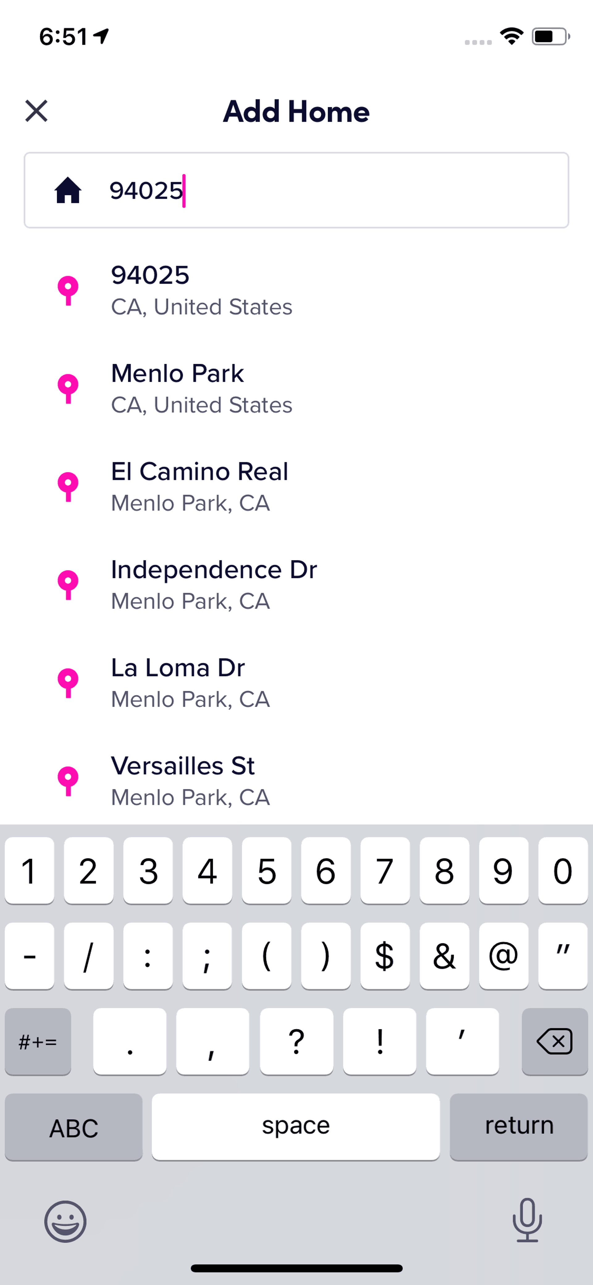 Lyft iOS Travel & Transportation interface screenshot 24
