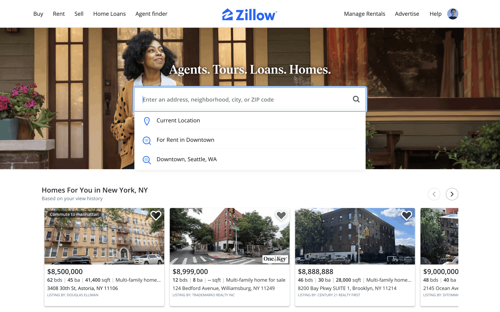 Zillow Web Real Estate interface screenshot 22