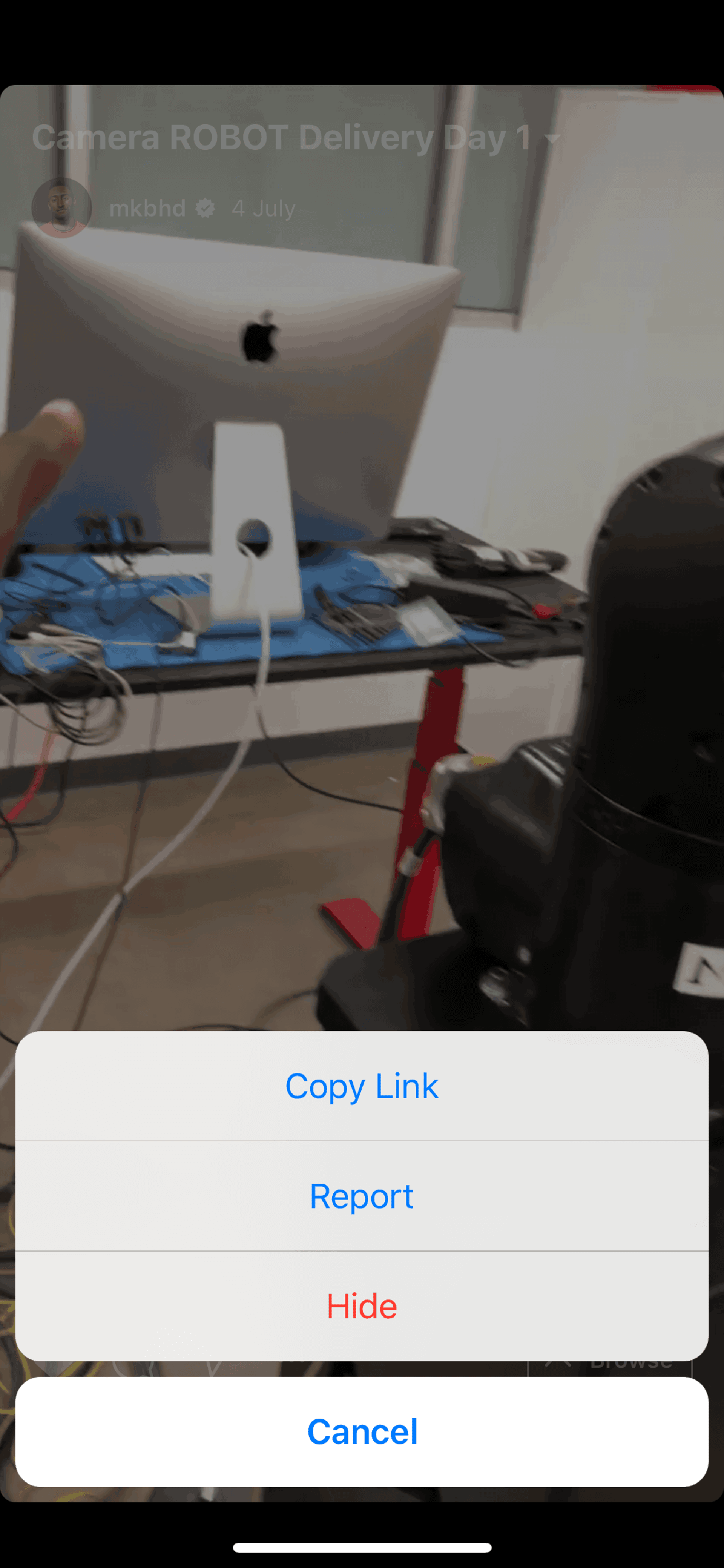 IGTV iOS Photo & Video interface screenshot 16