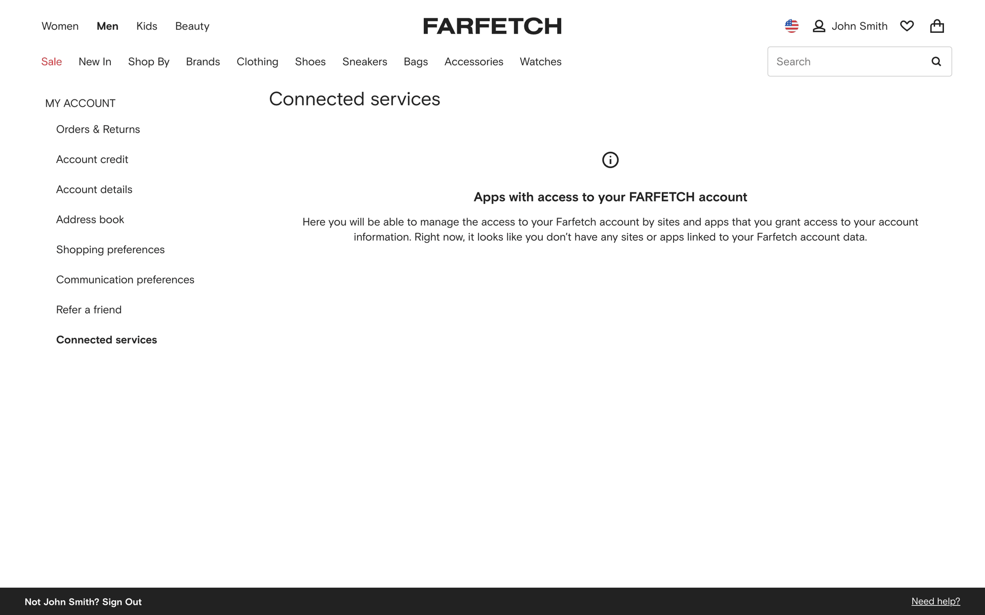 FARFETCH Web Shopping interface screenshot 20