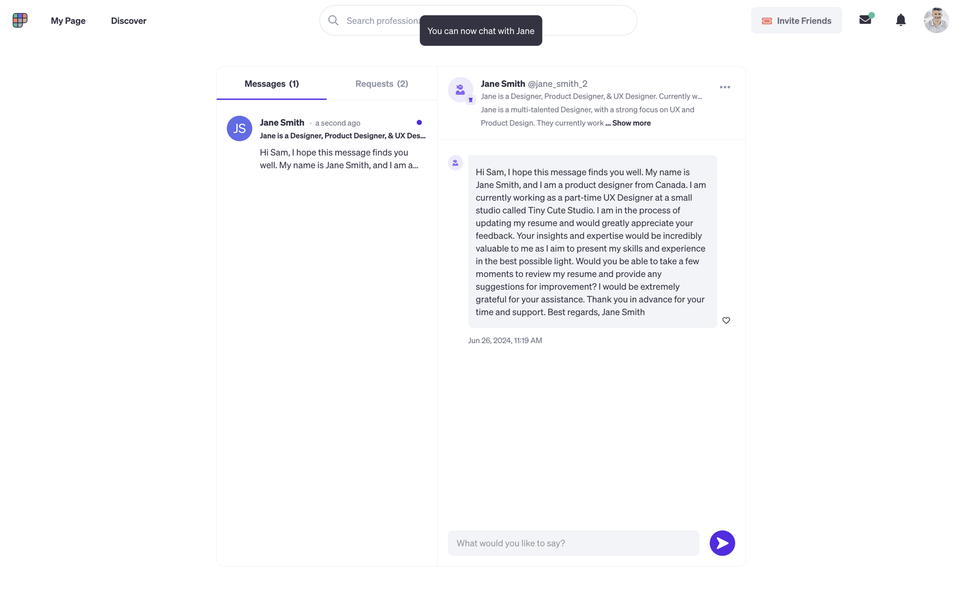 Polywork Web Social Networking interface screenshot 19