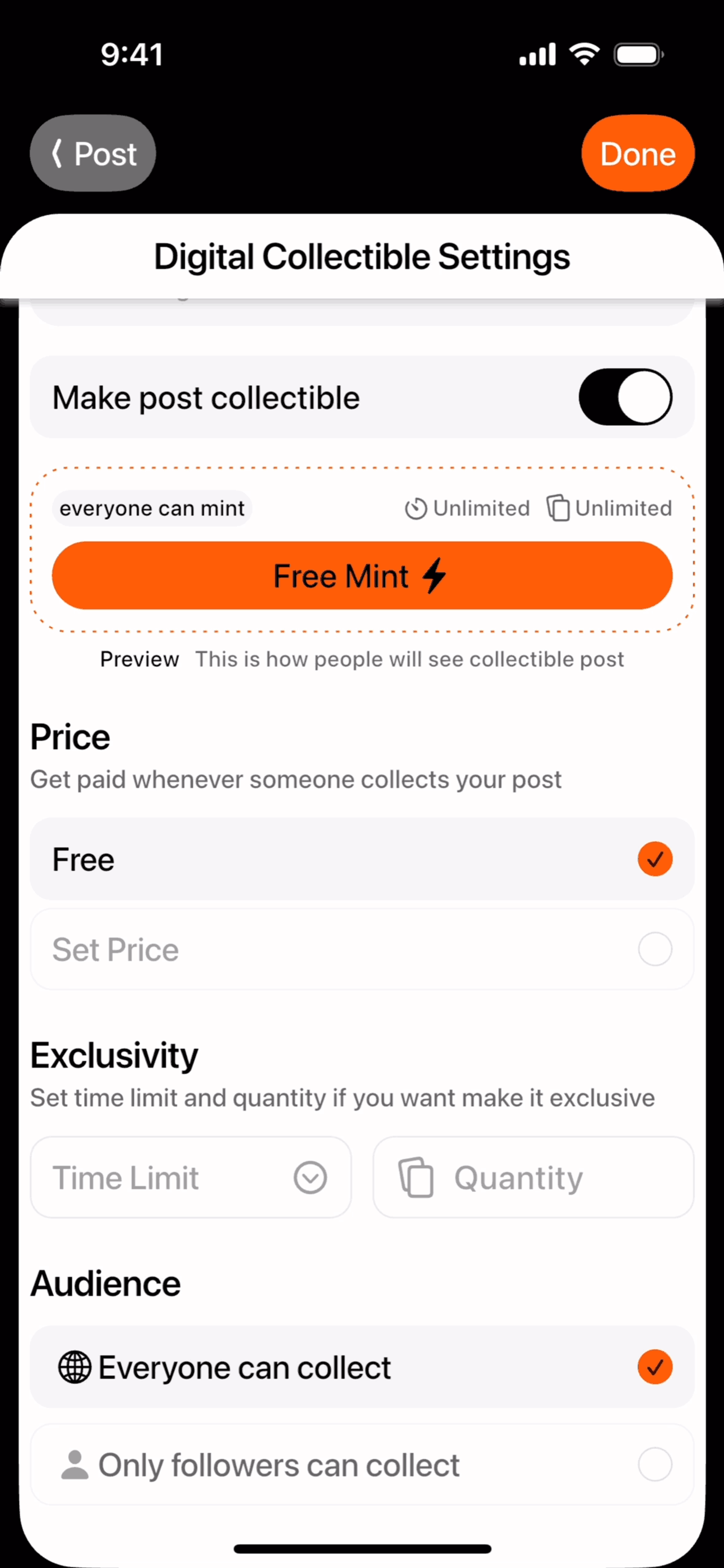 Orb Social iOS Social Networking interface screenshot 23