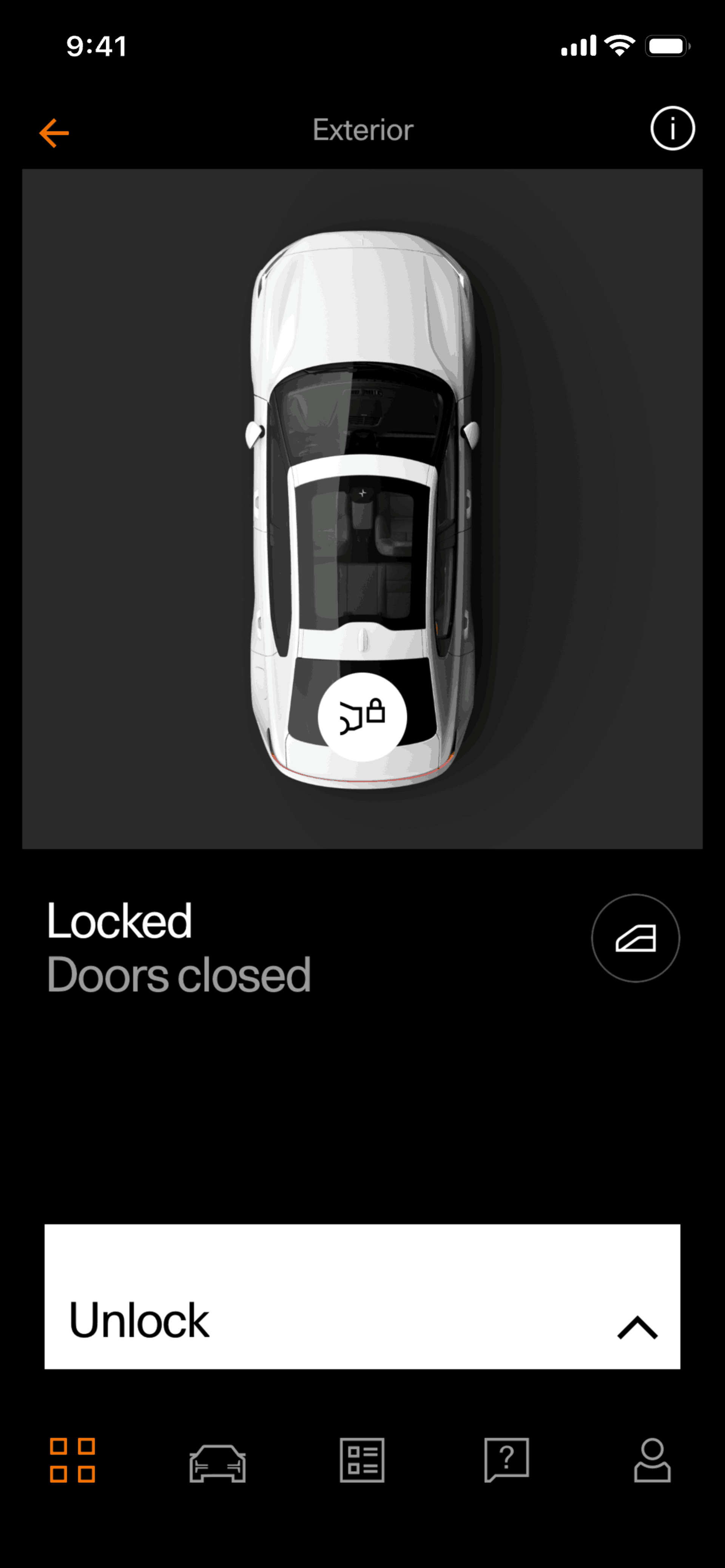 Polestar iOS Lifestyle interface screenshot 24