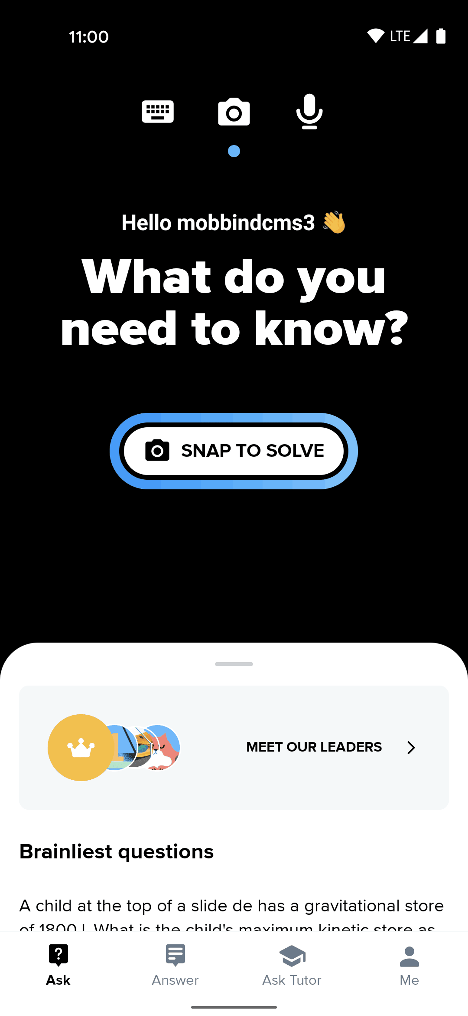 Brainly Android Education interface screenshot 5