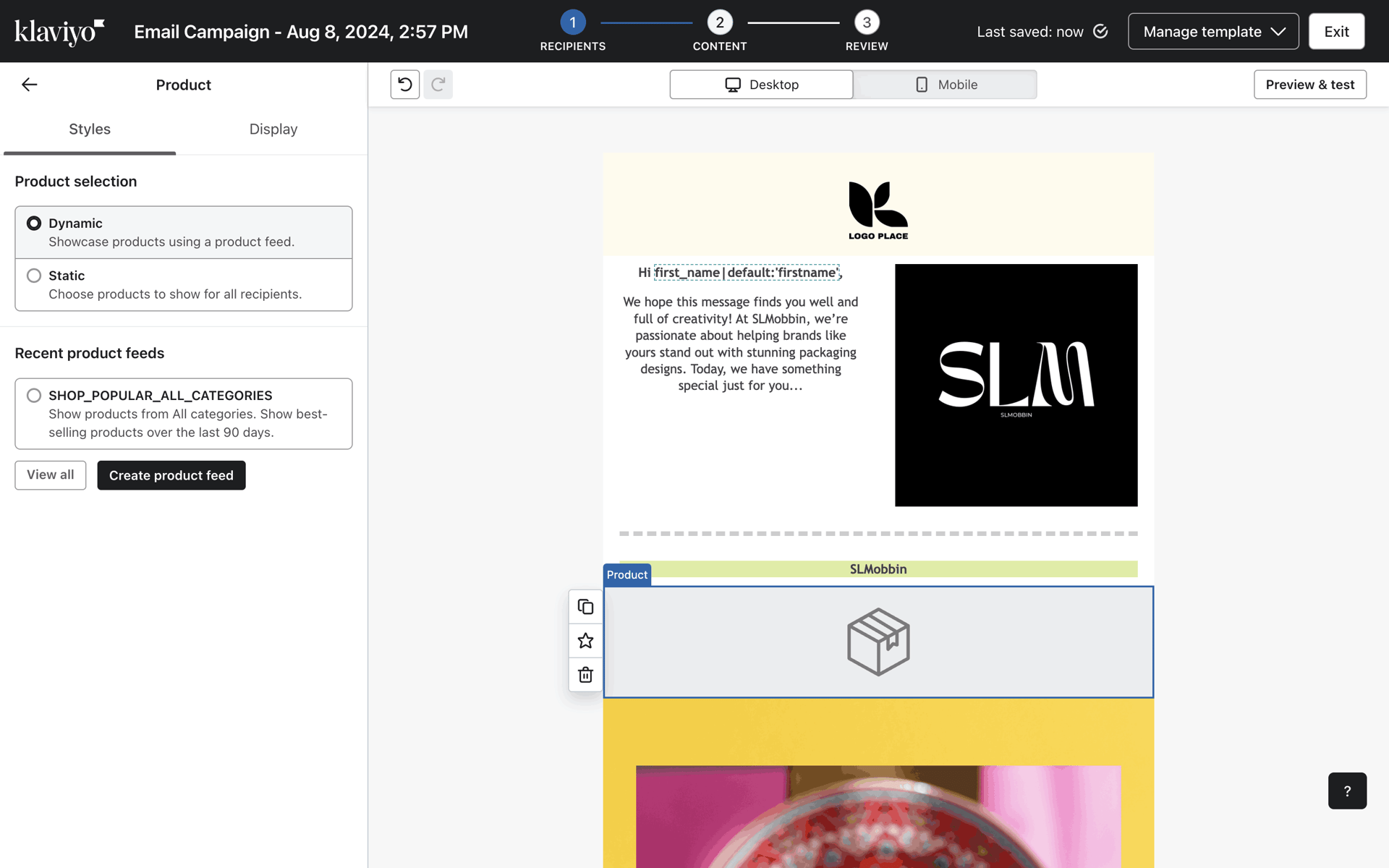 Klaviyo Web Business interface screenshot 18