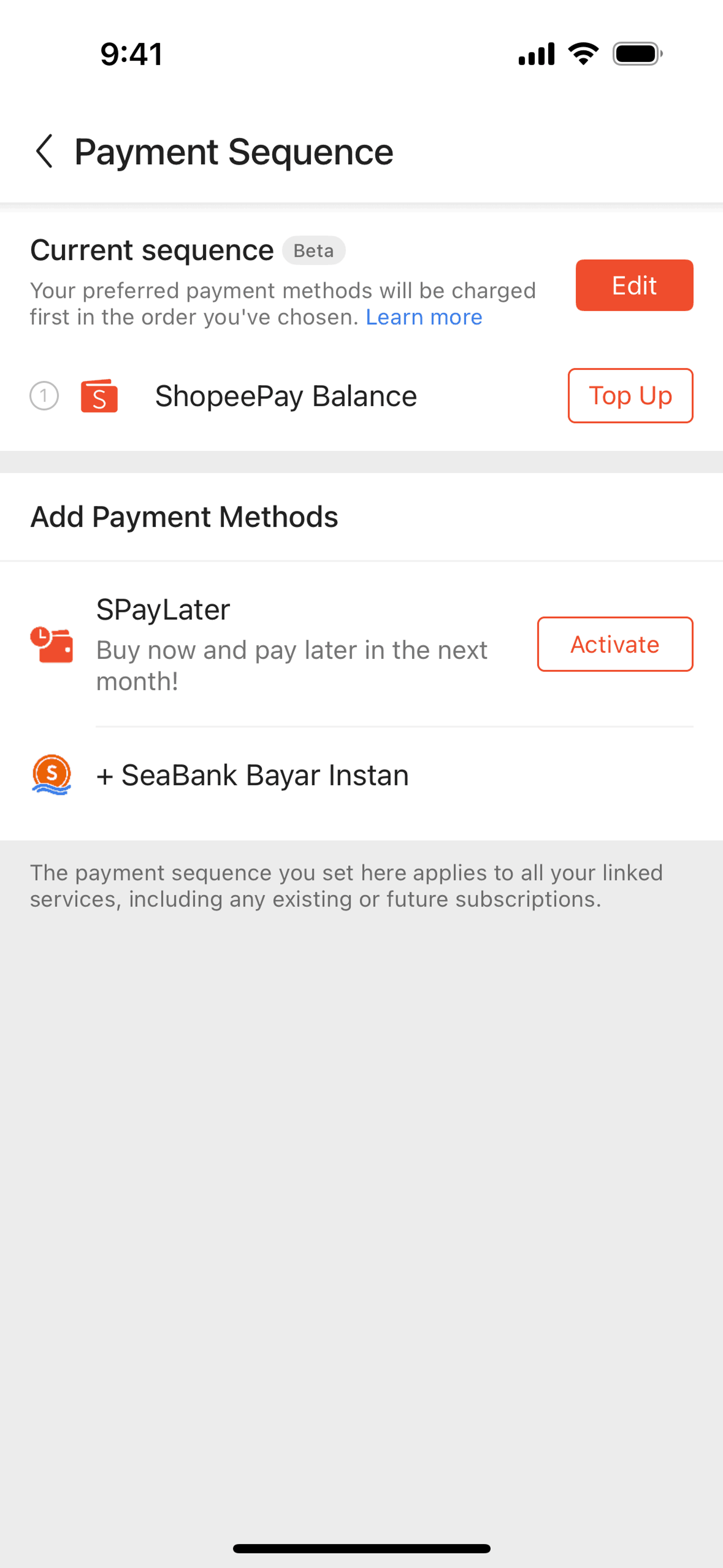 Shopee iOS Shopping interface screenshot 14