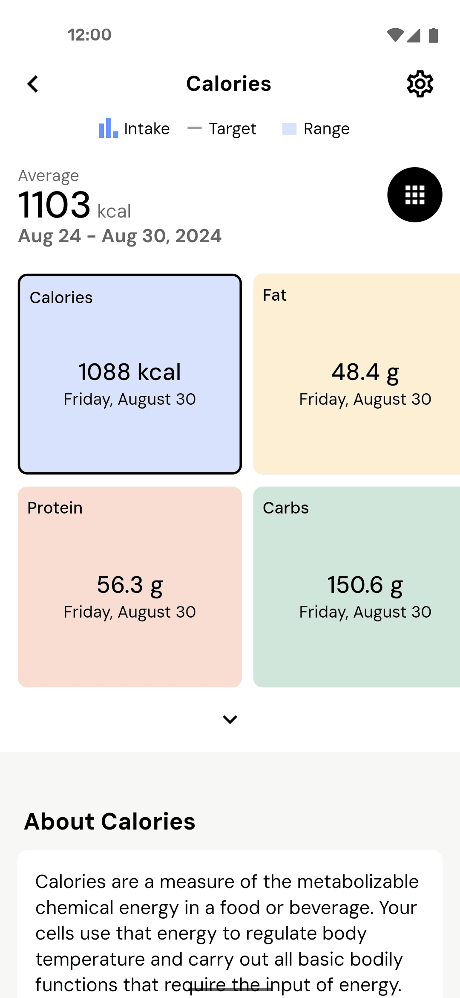 MacroFactor Android Health & Fitness interface screenshot 14