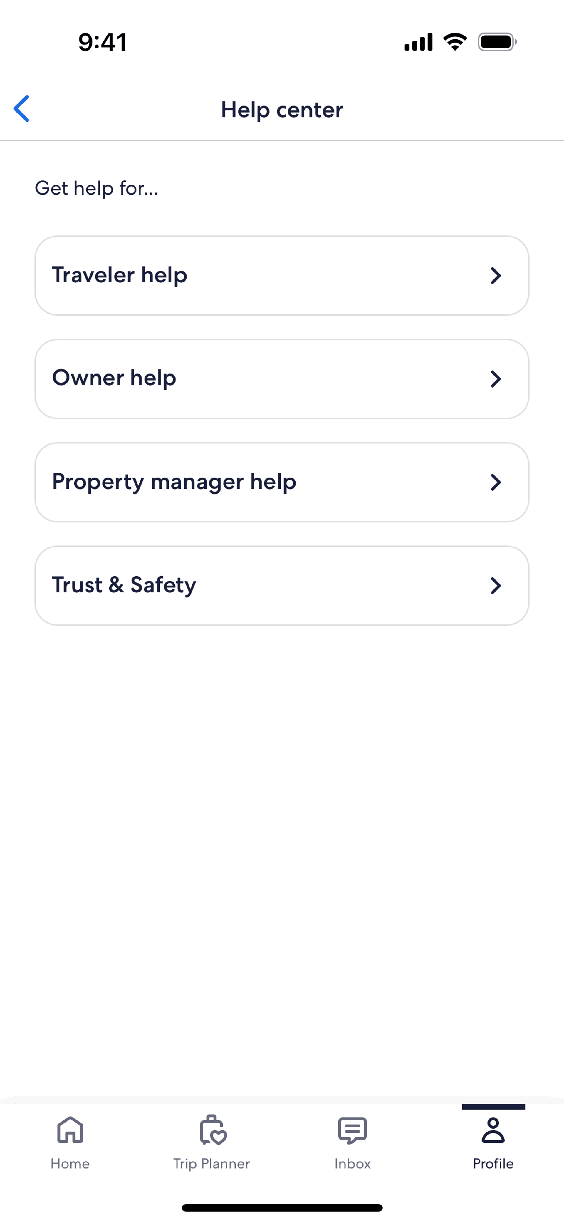 Vrbo iOS Real Estate interface screenshot 2