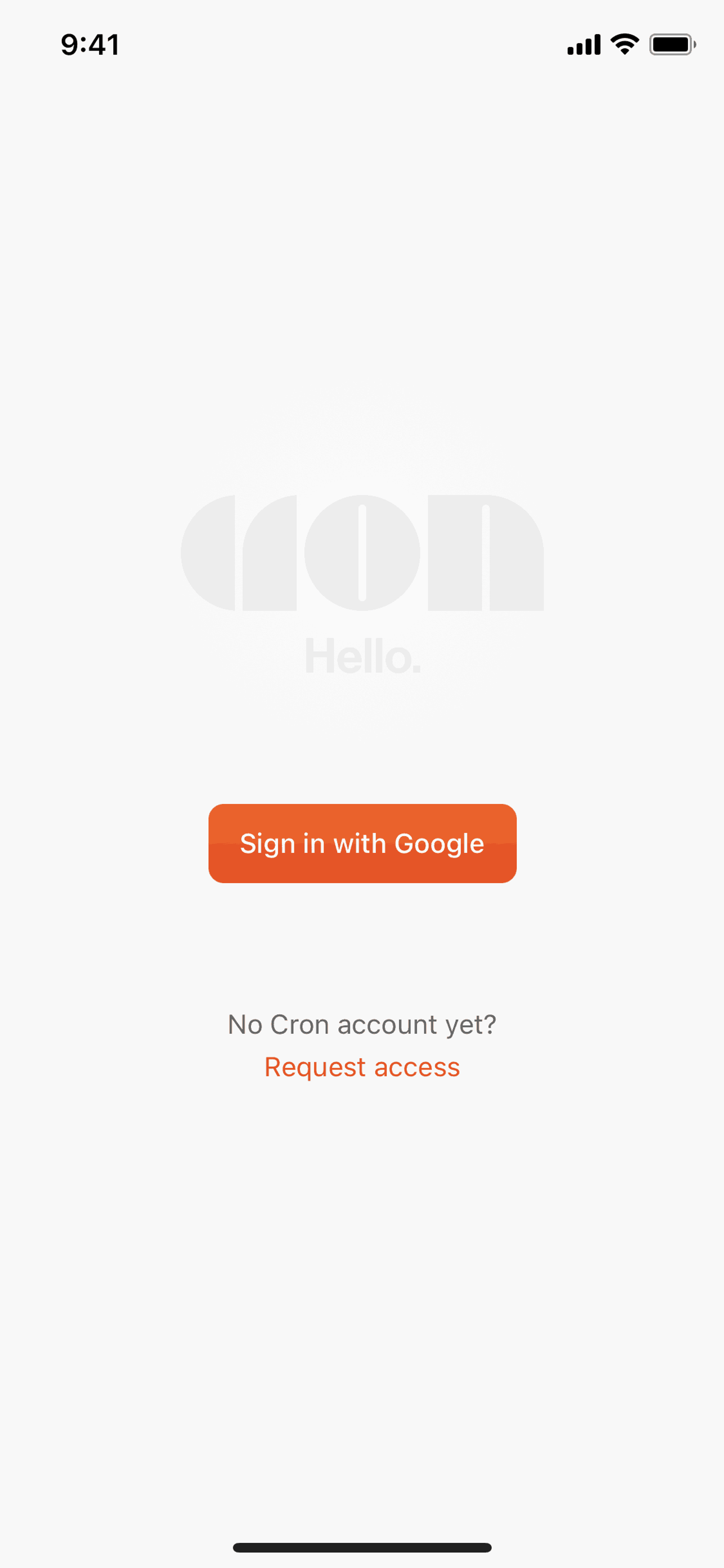 Cron Calendar iOS Productivity interface screenshot 2