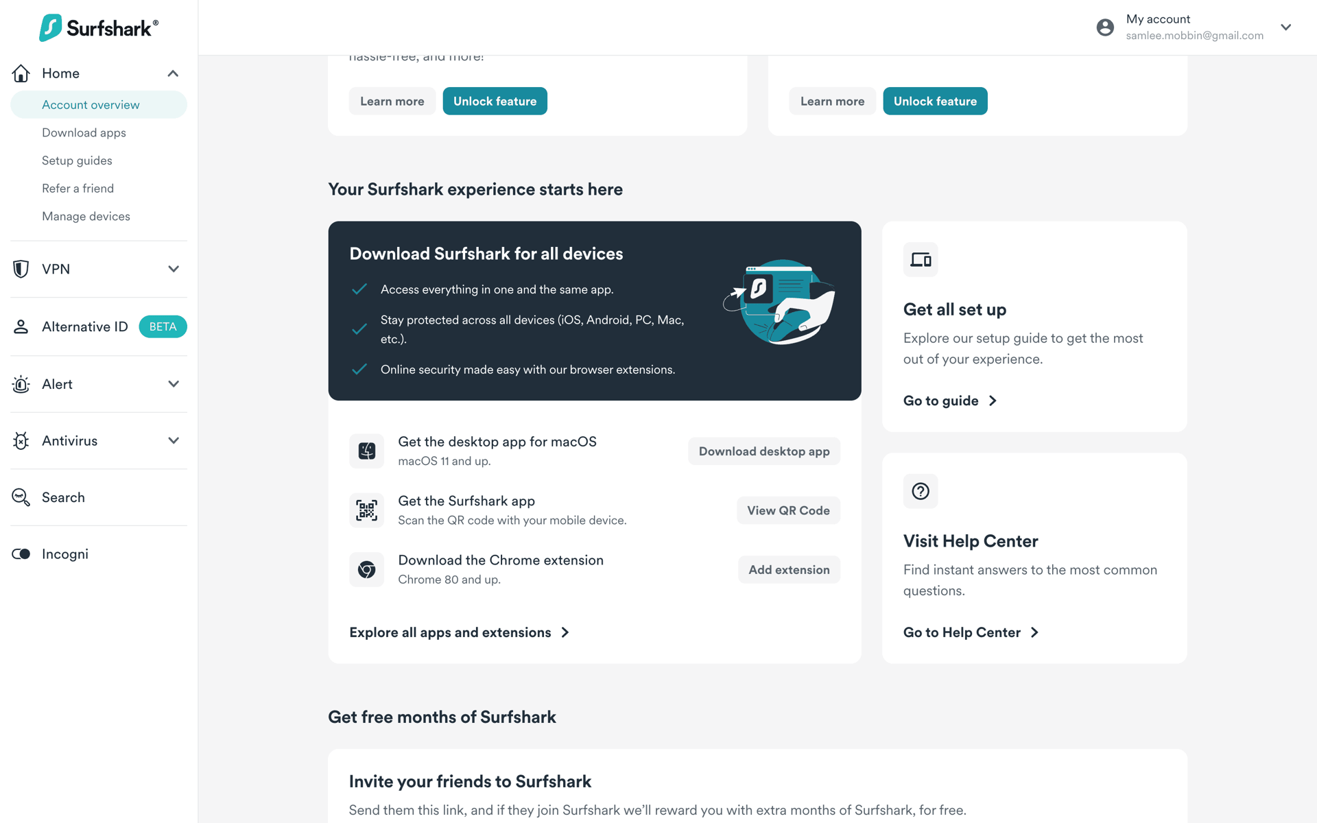 Surfshark Web Utilities interface screenshot 22