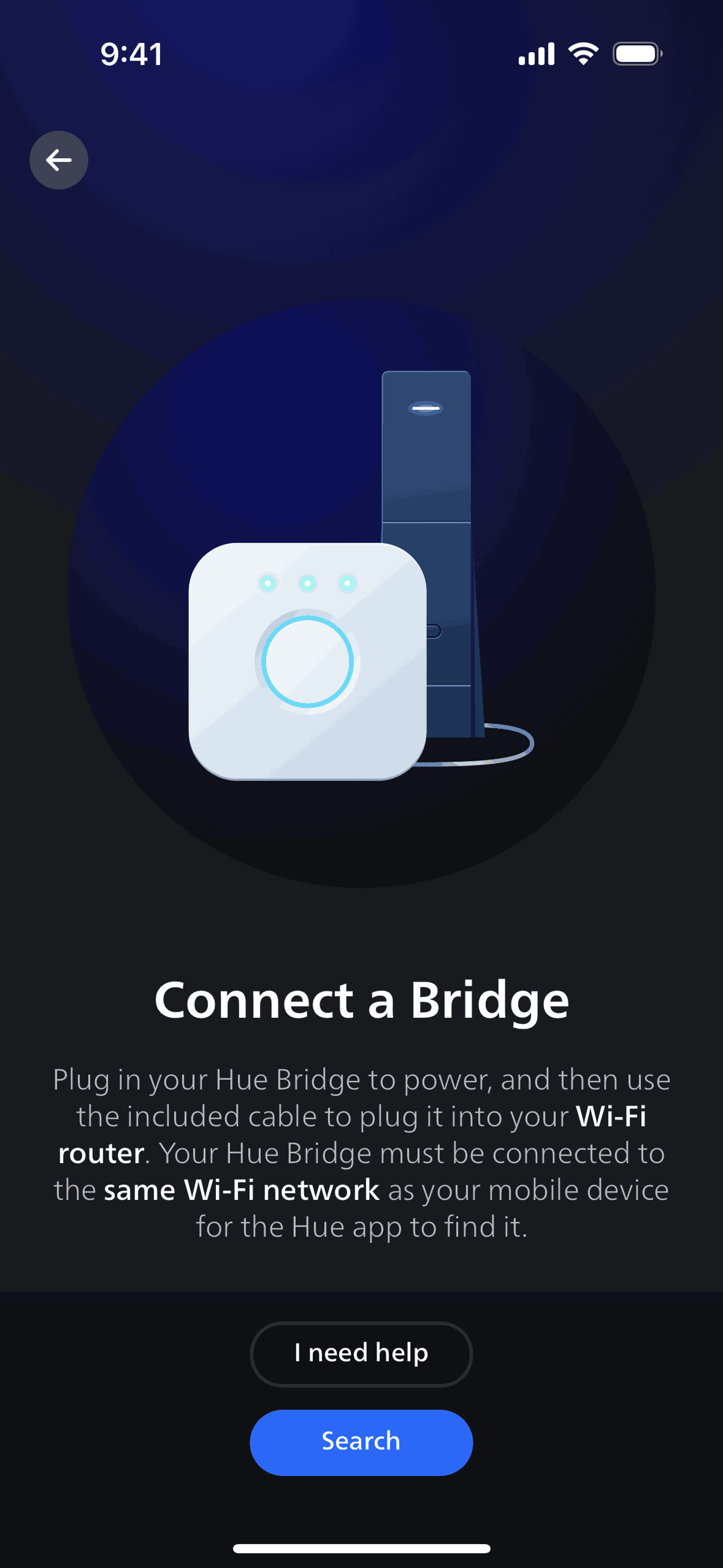 Philips Hue iOS Lifestyle interface screenshot 17