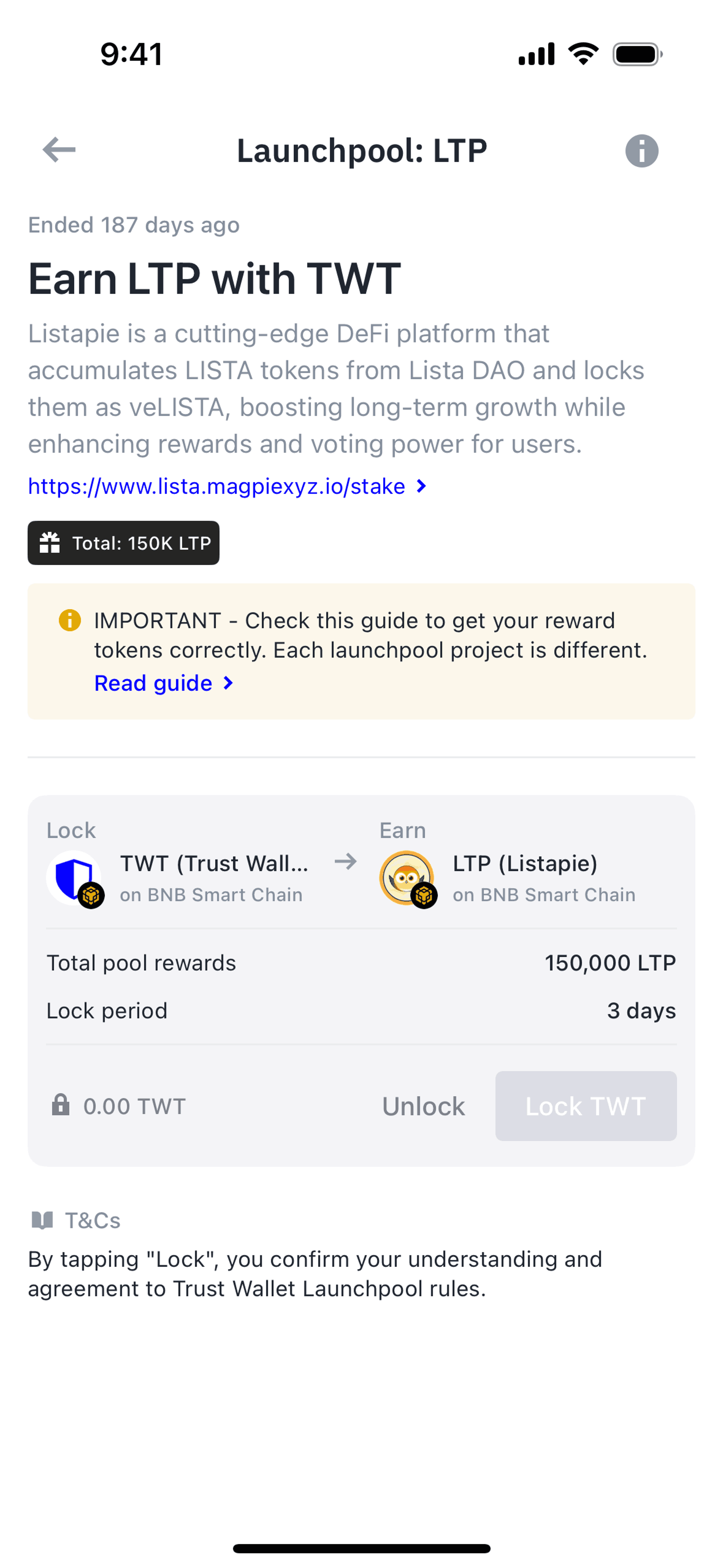 Trust Wallet iOS Crypto & Web3 interface screenshot 9