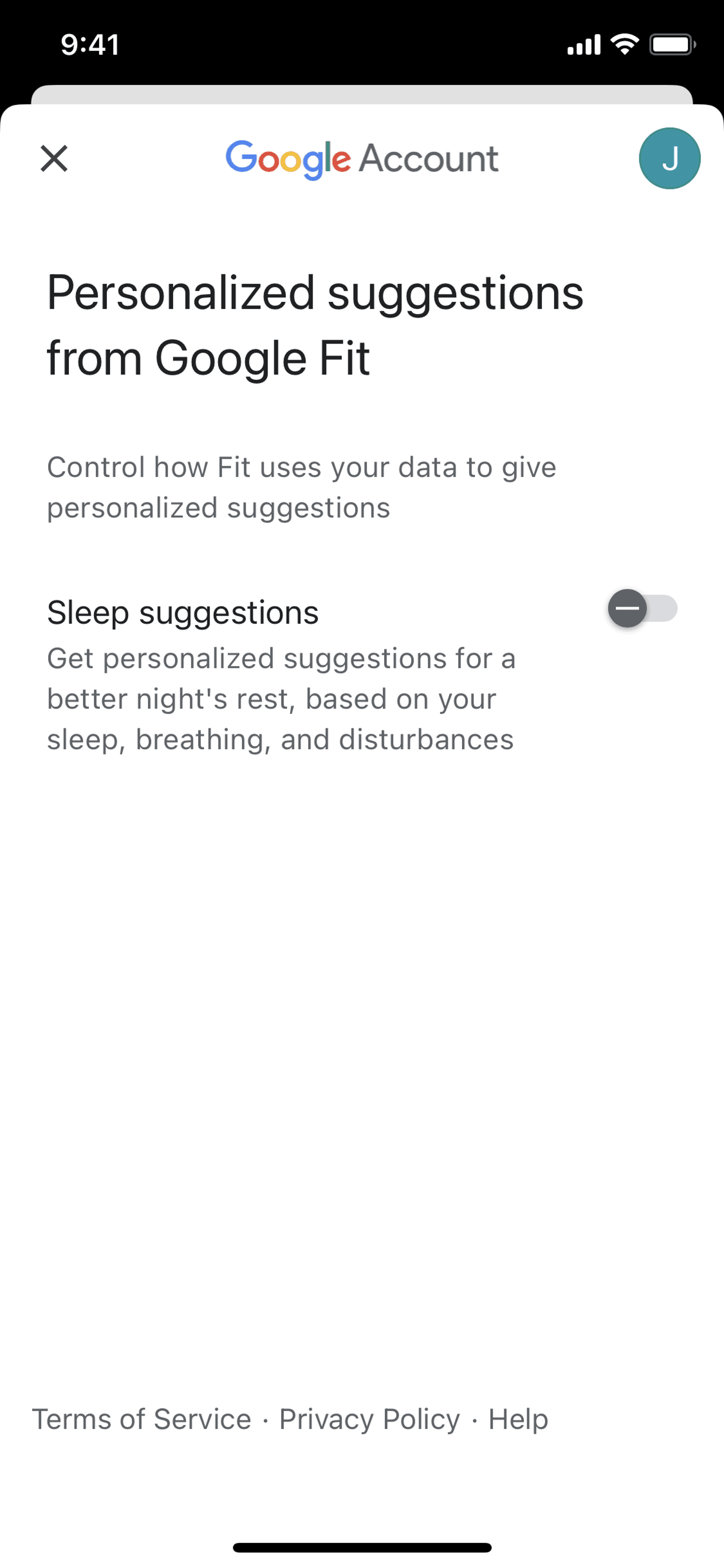 Google Fit iOS Health & Fitness interface screenshot 21