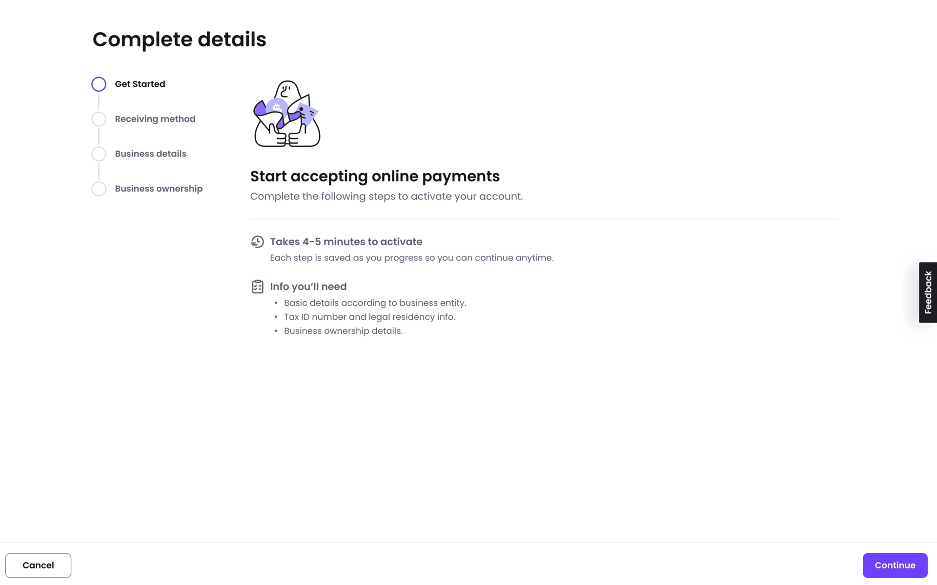 Melio Web Finance interface screenshot 4