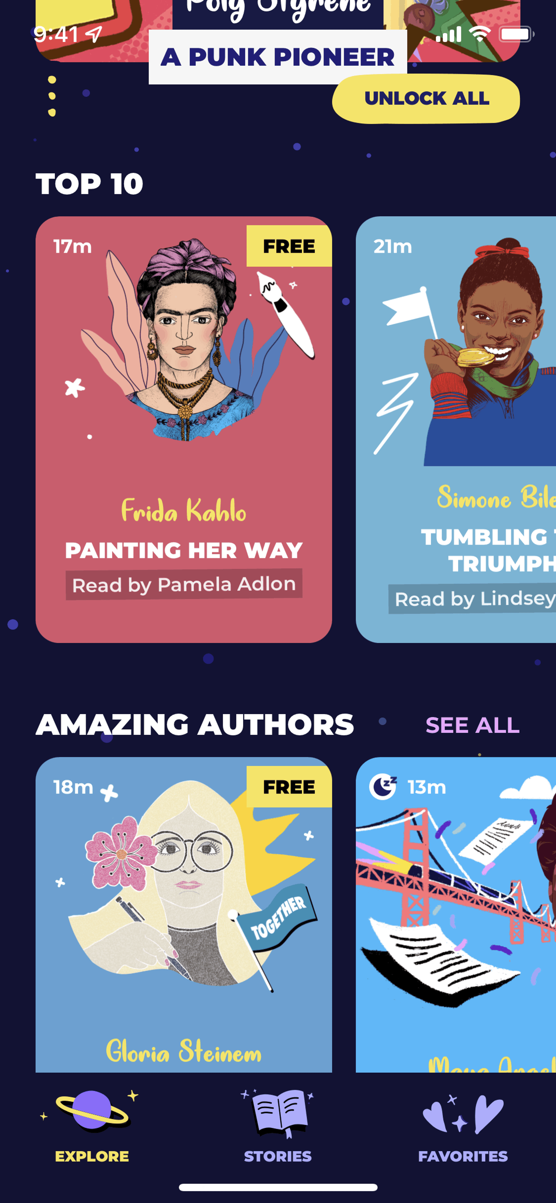 Rebel Girls iOS Lifestyle interface screenshot 15