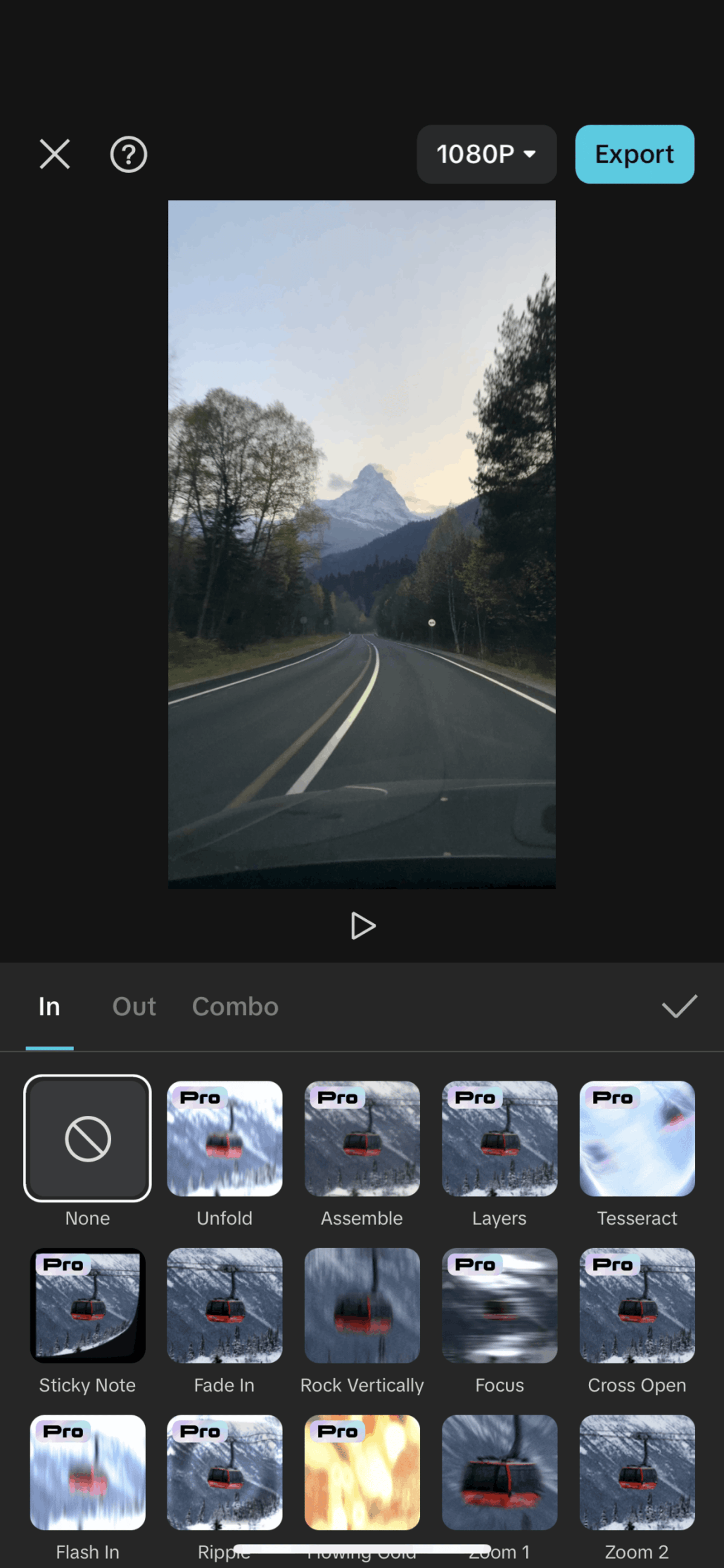 CapCut iOS Photo & Video interface screenshot 15