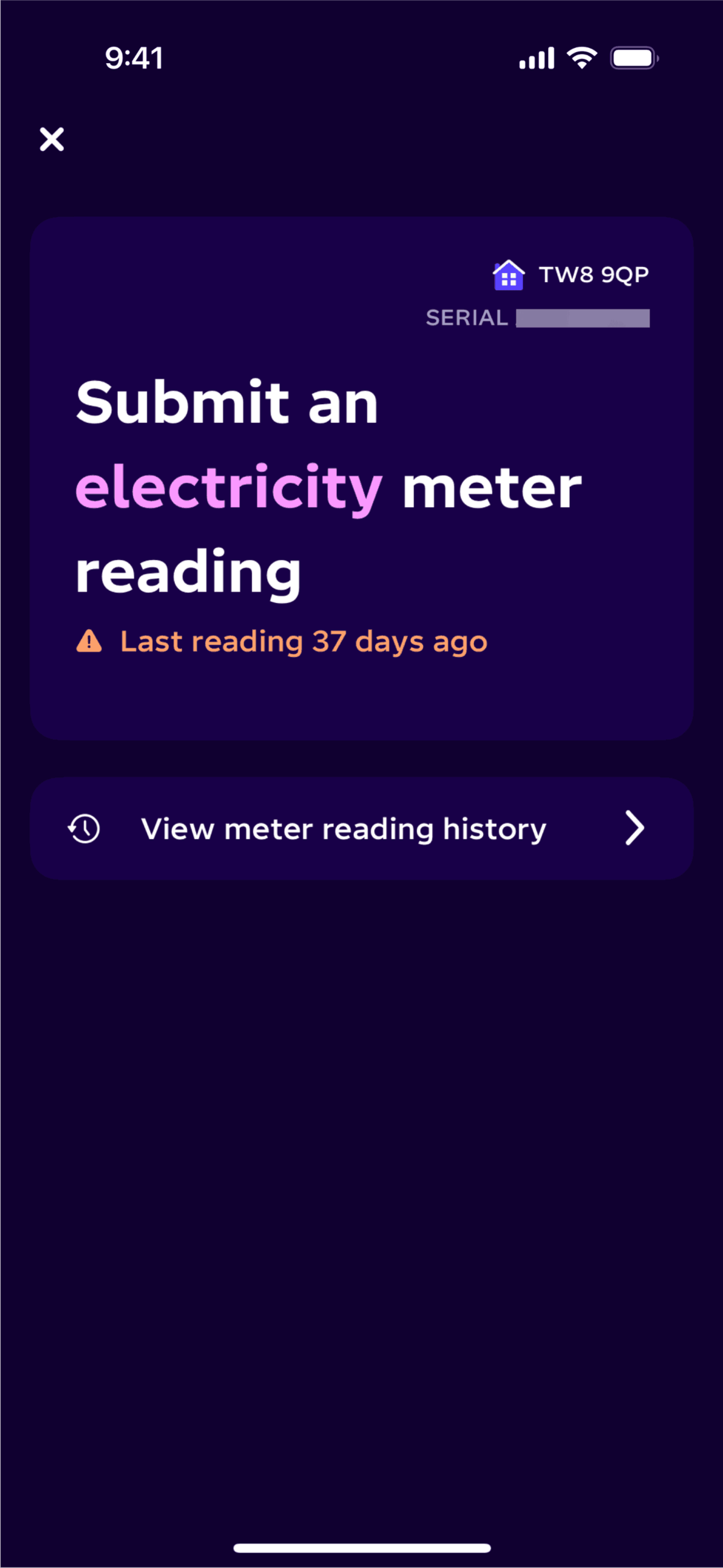 Octopus Energy iOS Utilities interface screenshot 22