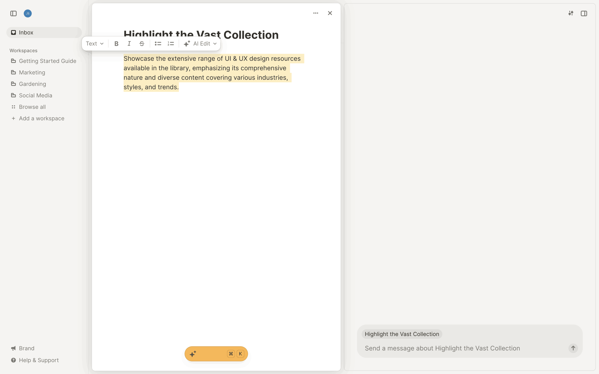 Strut Web AI interface screenshot 12
