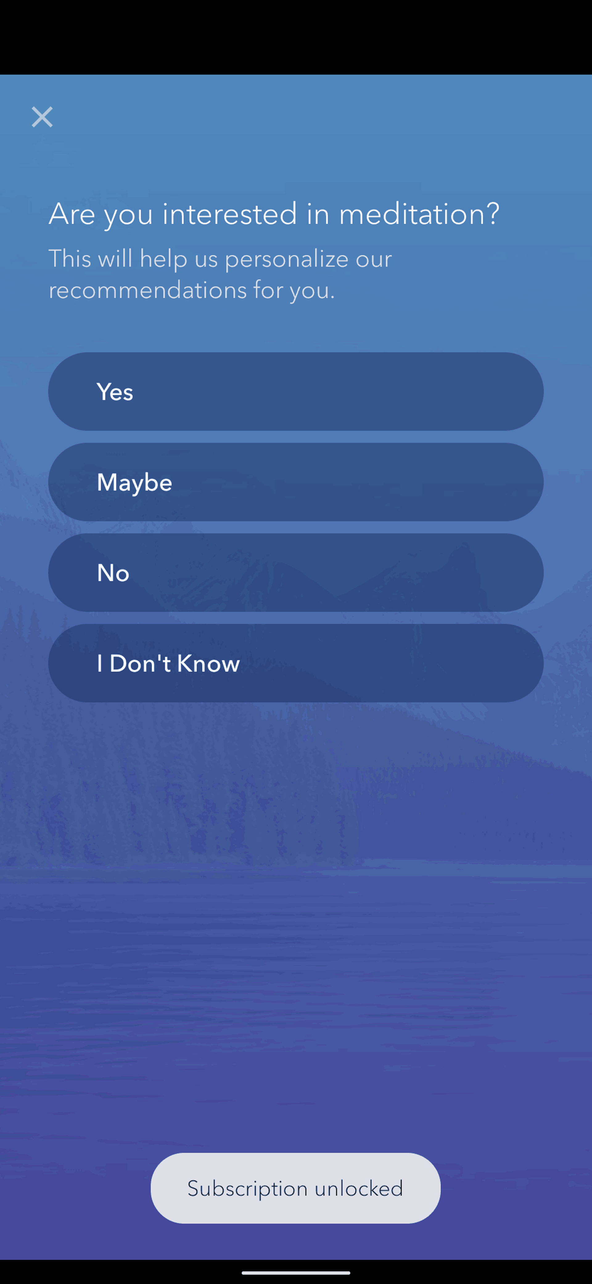 Calm Android Health & Fitness interface screenshot 11