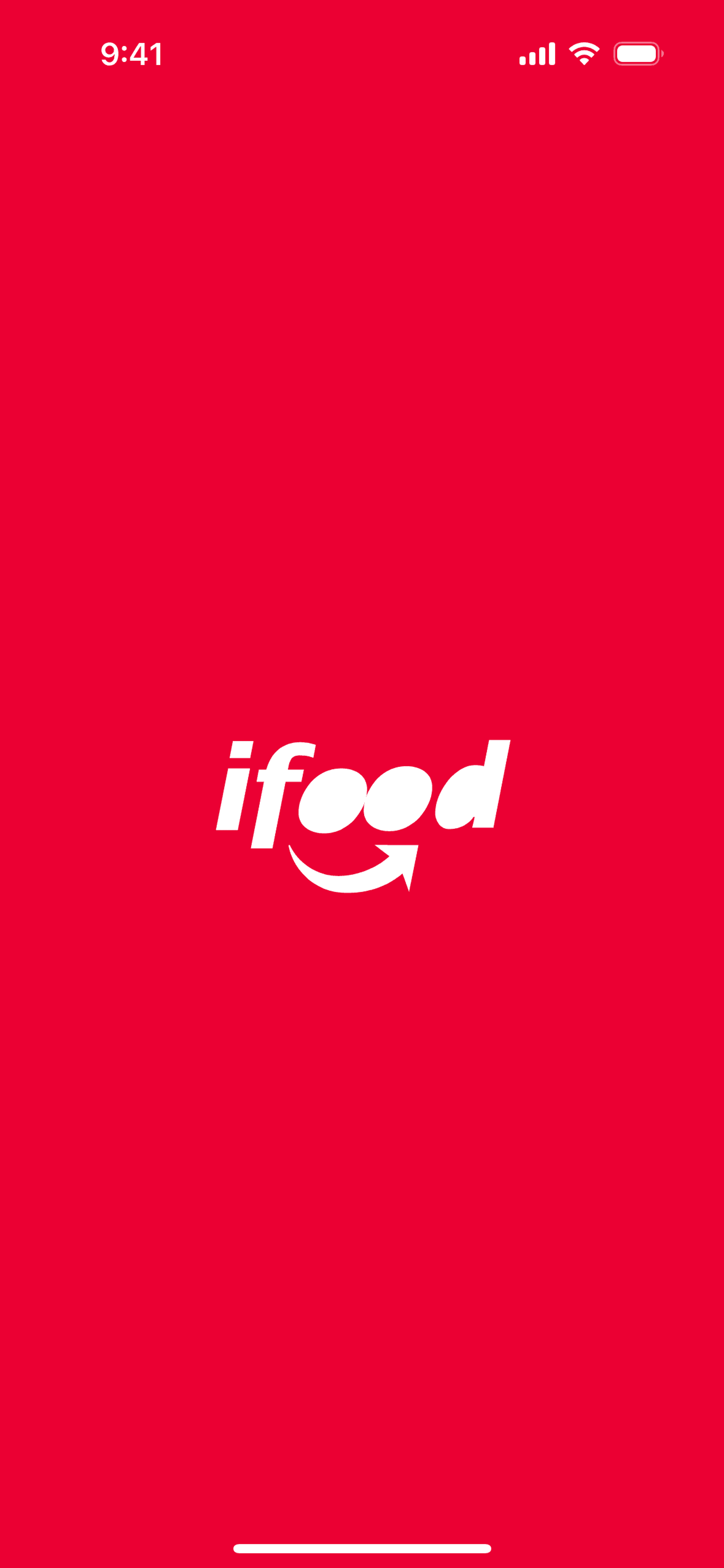 iFood iOS Food & Drink interface screenshot 1
