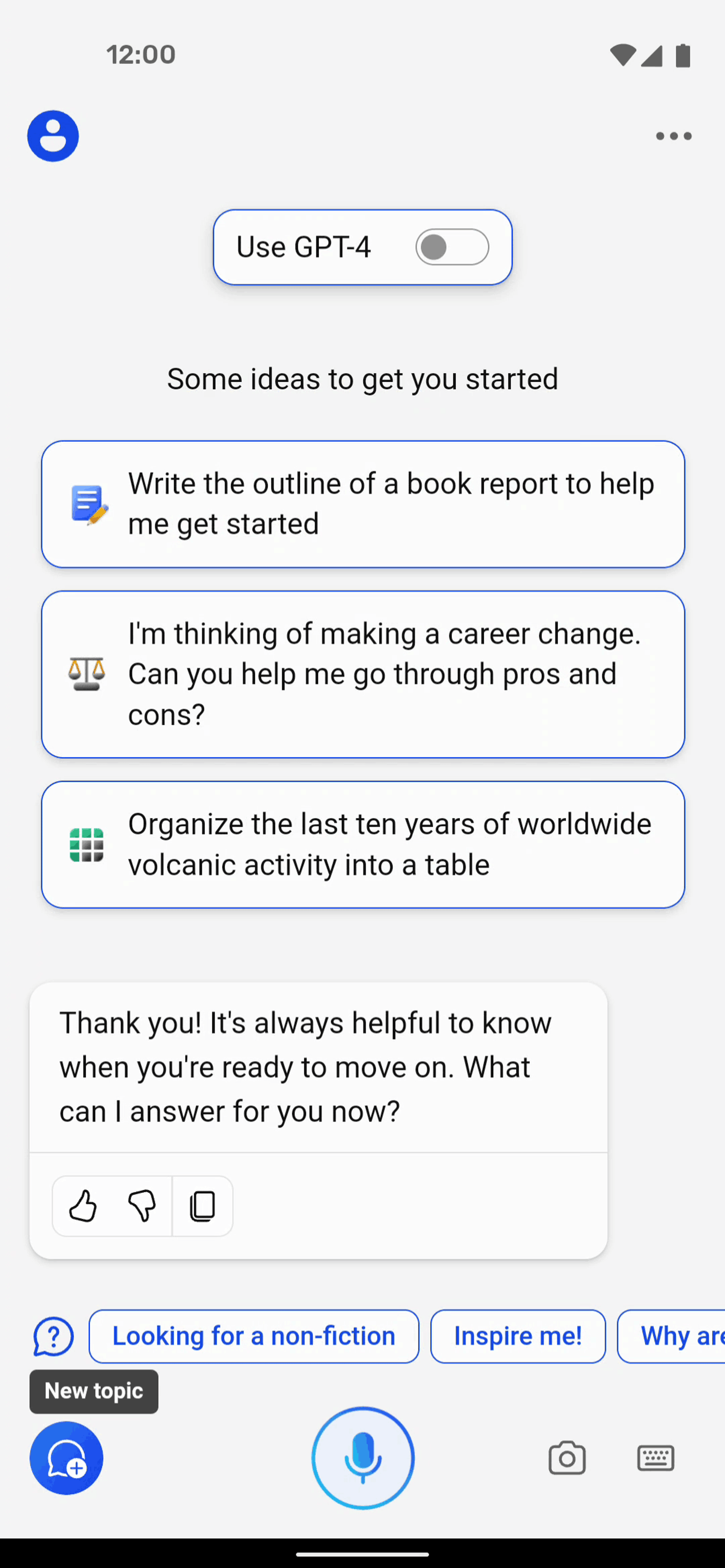 Microsoft Copilot Android AI interface screenshot 14