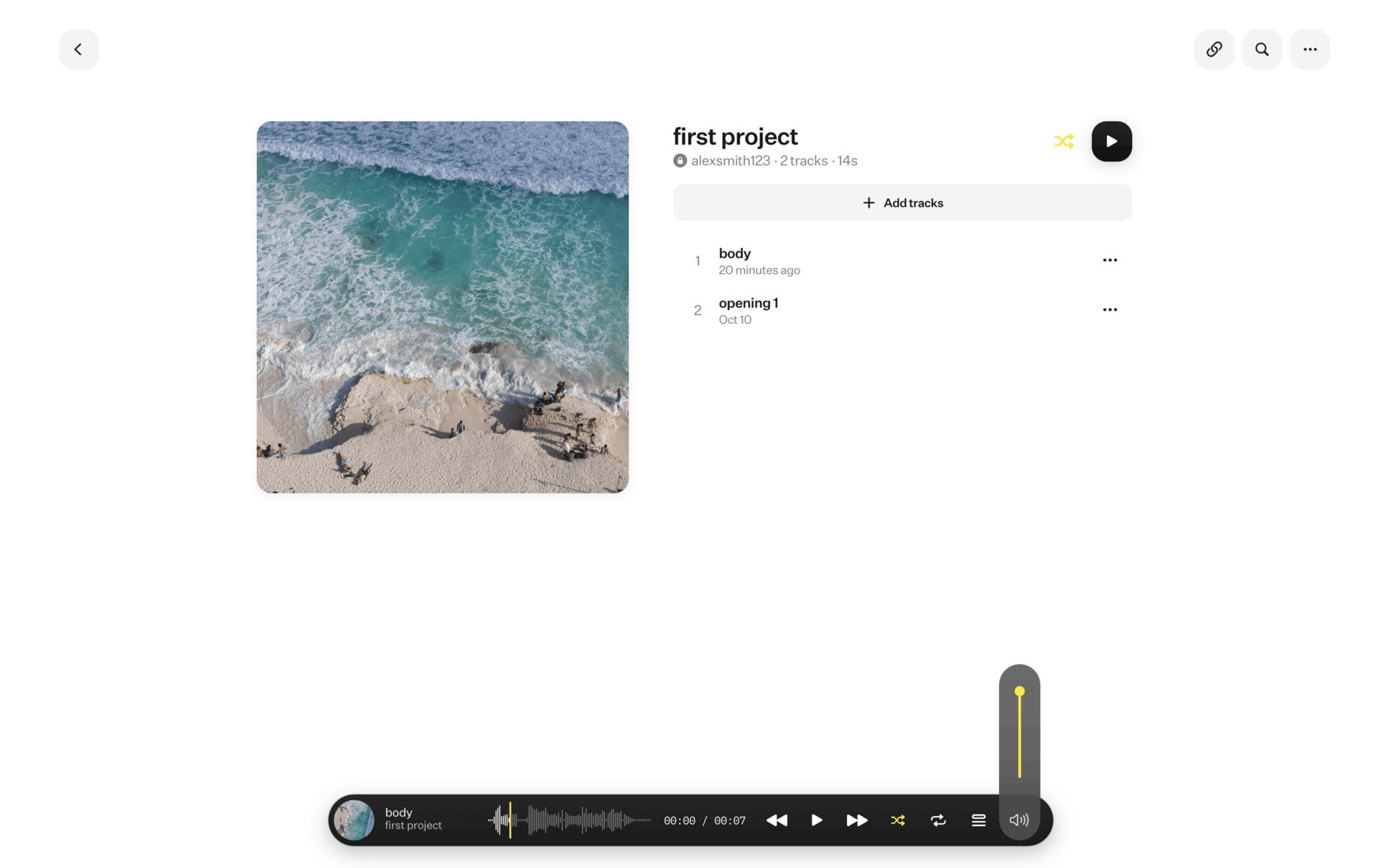 [untitled] Web Music & Audio interface screenshot 16
