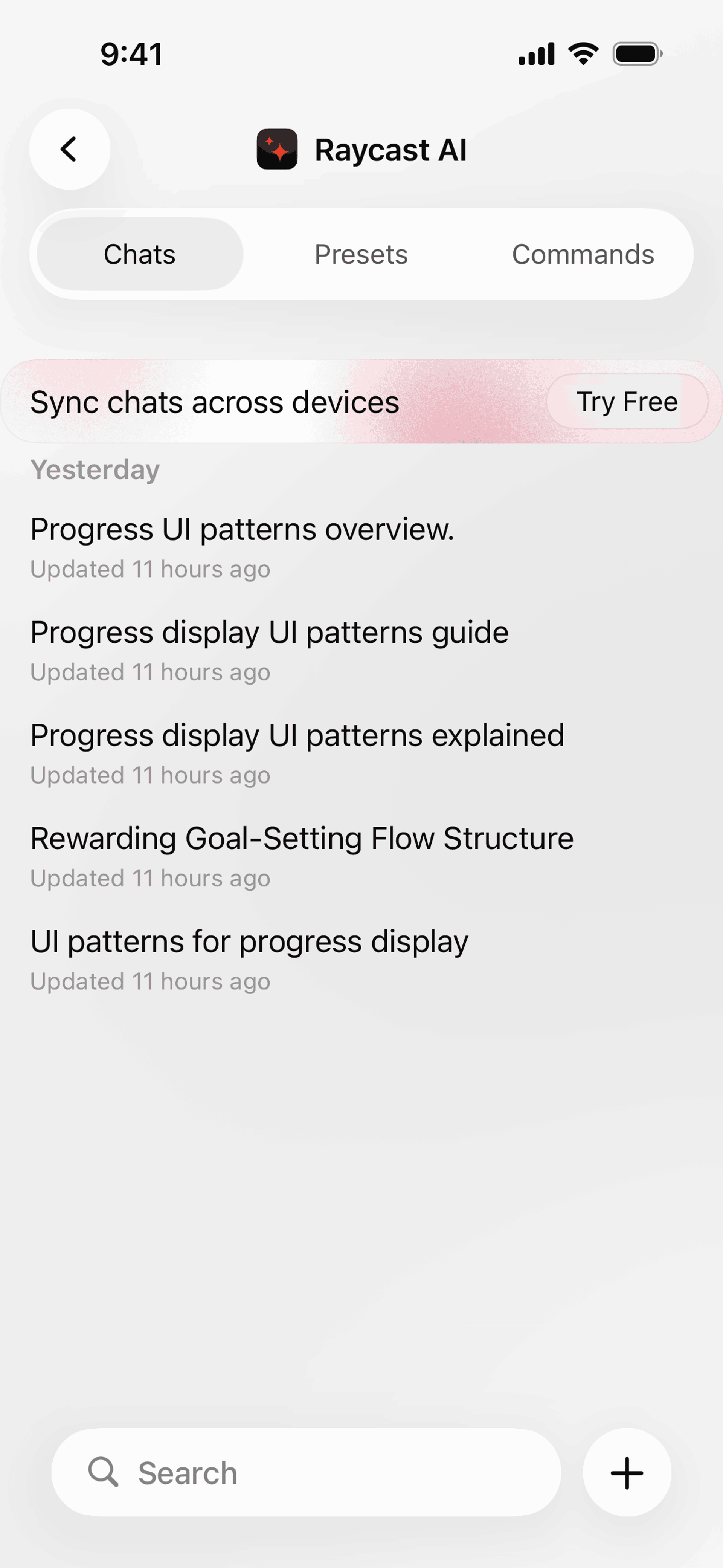 Raycast iOS Productivity interface screenshot 22