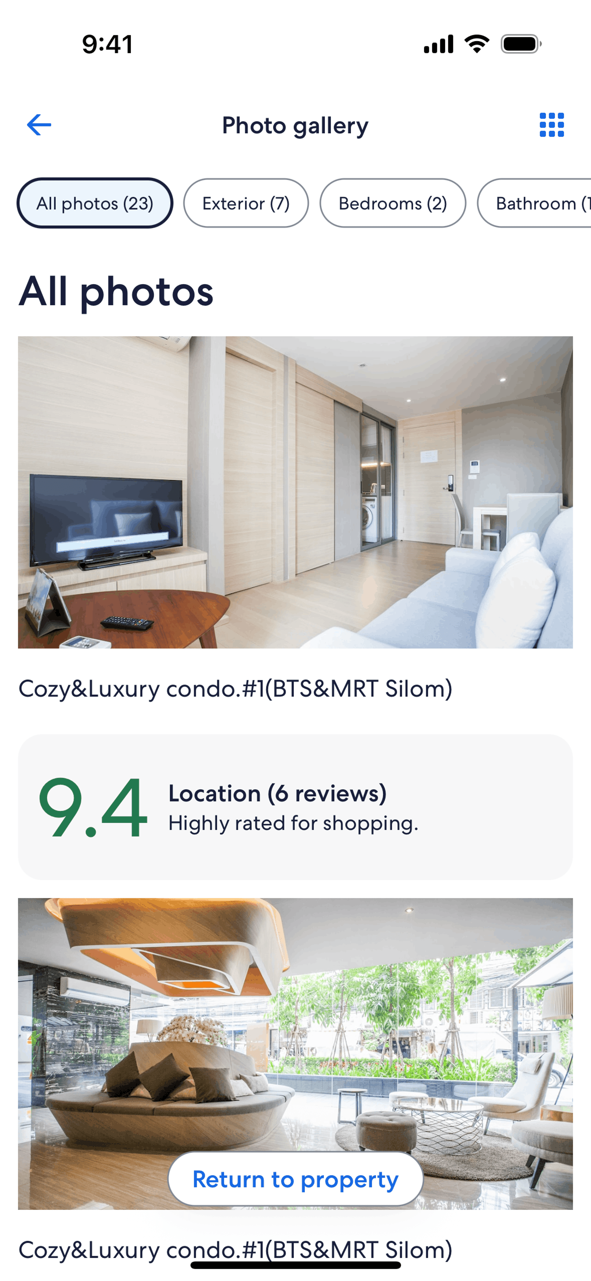 Vrbo iOS Real Estate interface screenshot 8