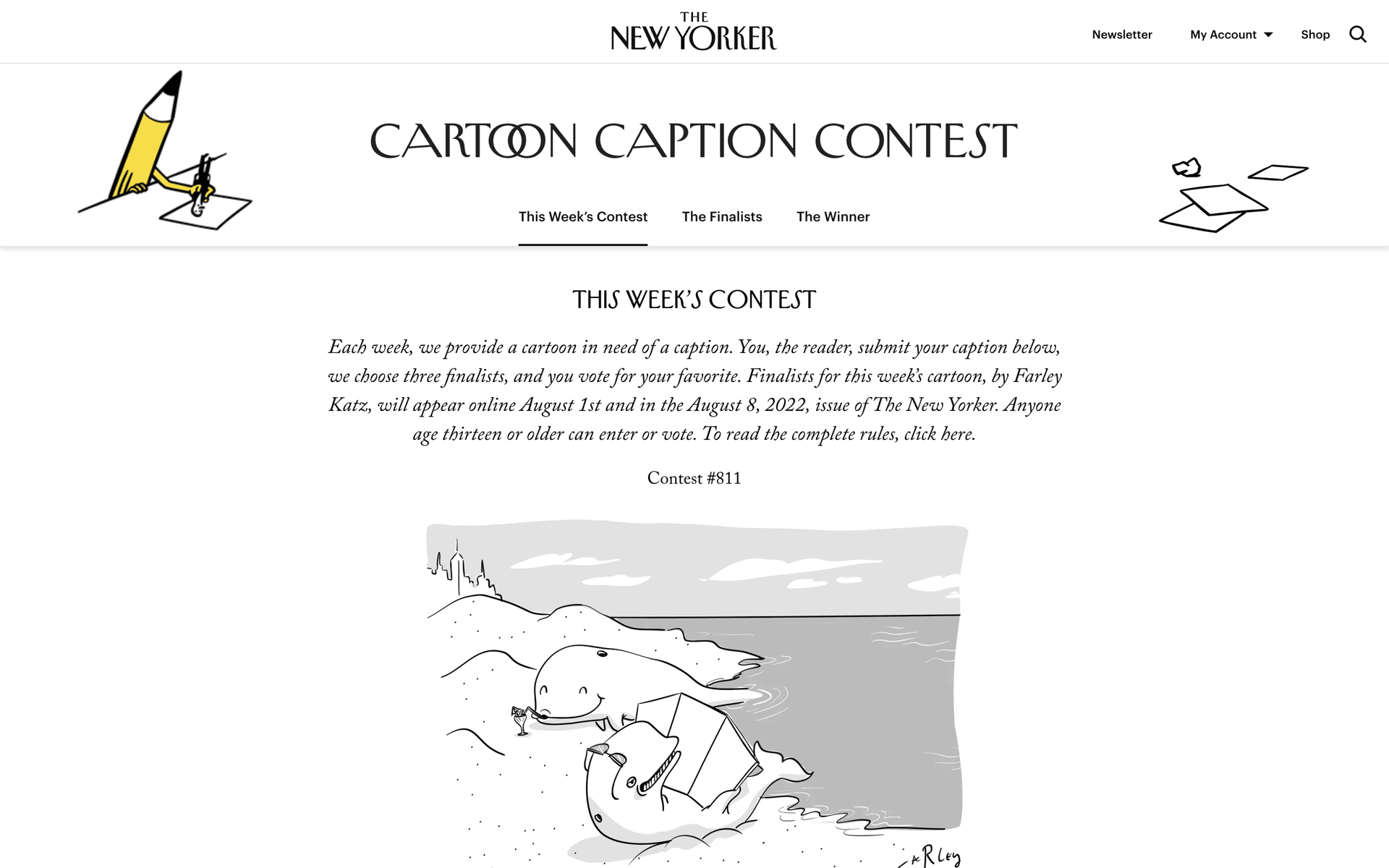 The New Yorker Web News interface screenshot 4