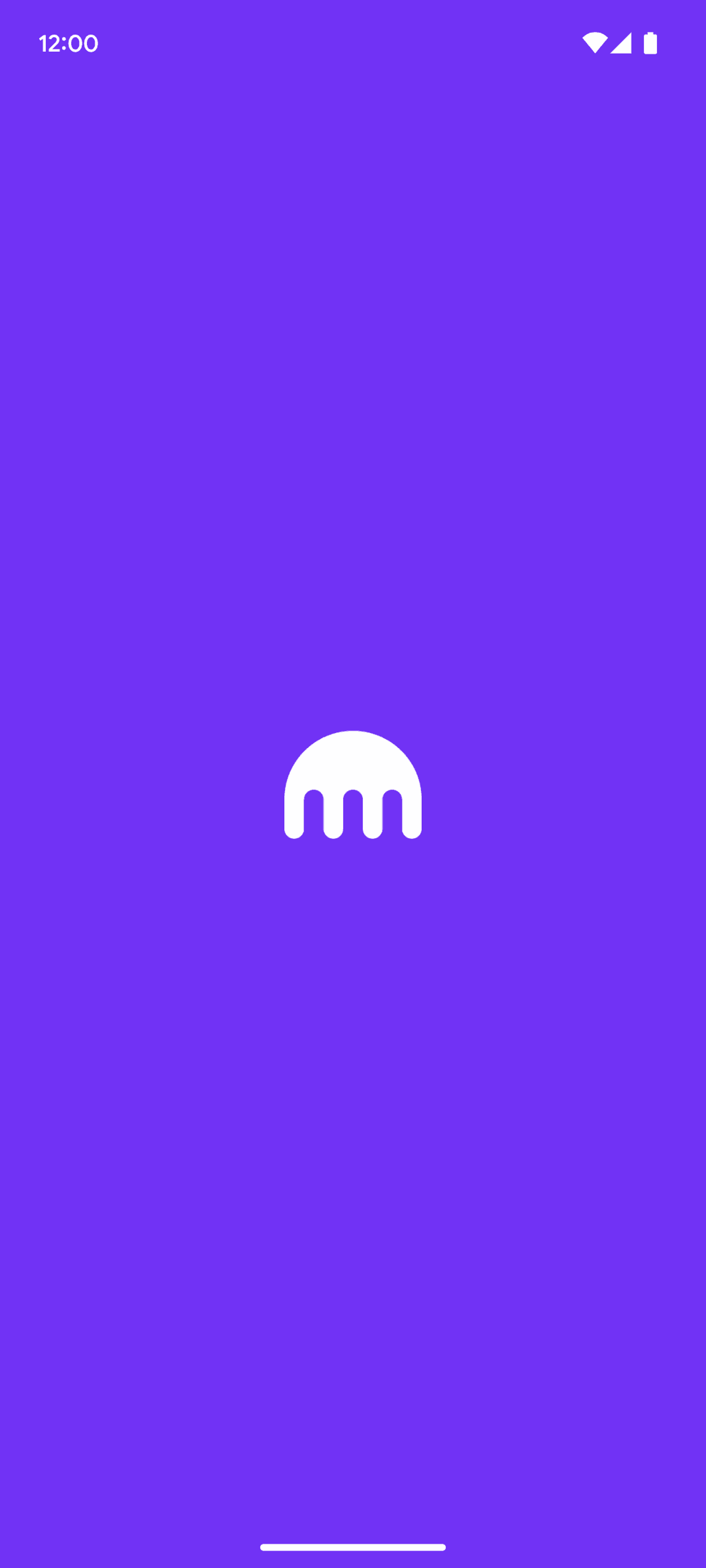 Kraken Android Finance interface screenshot 1