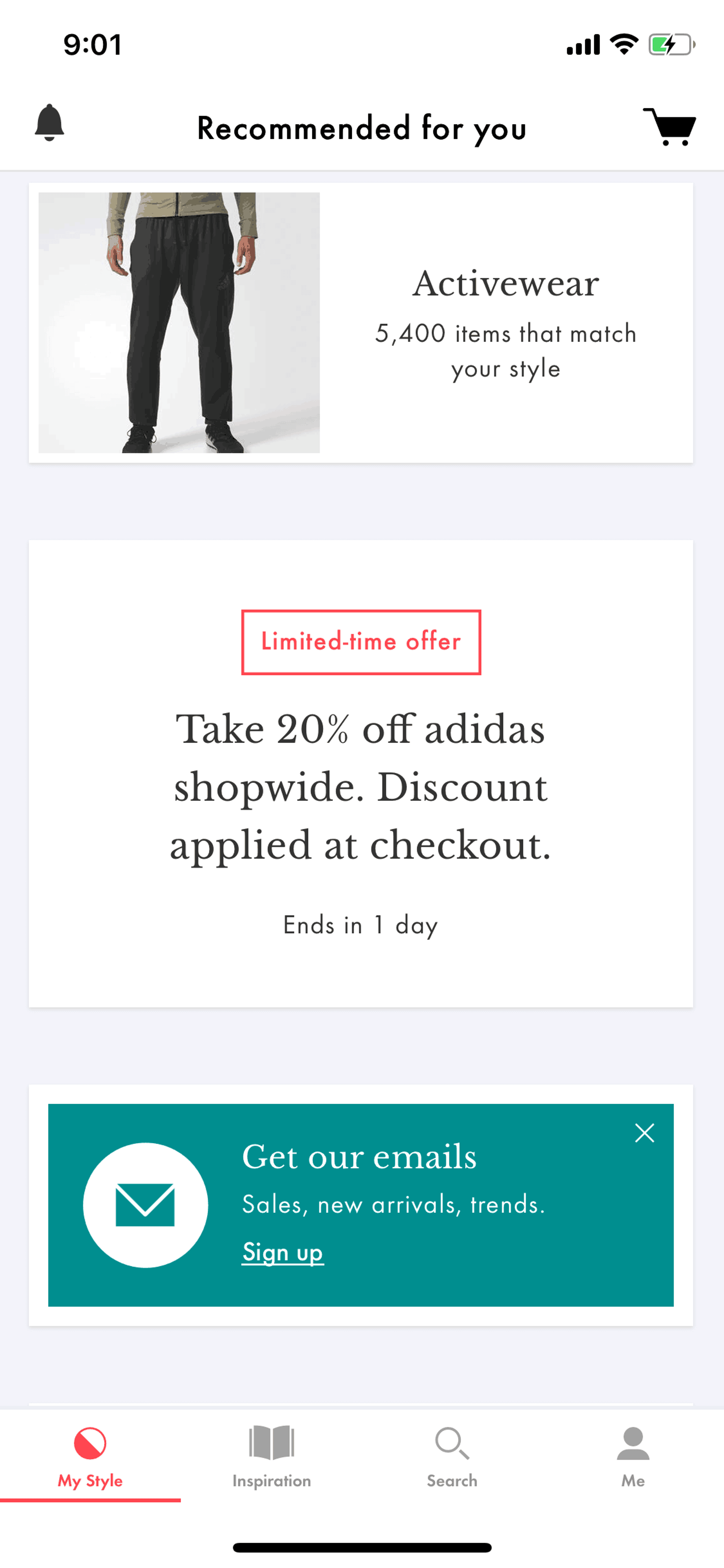 Spring iOS Shopping interface screenshot 13