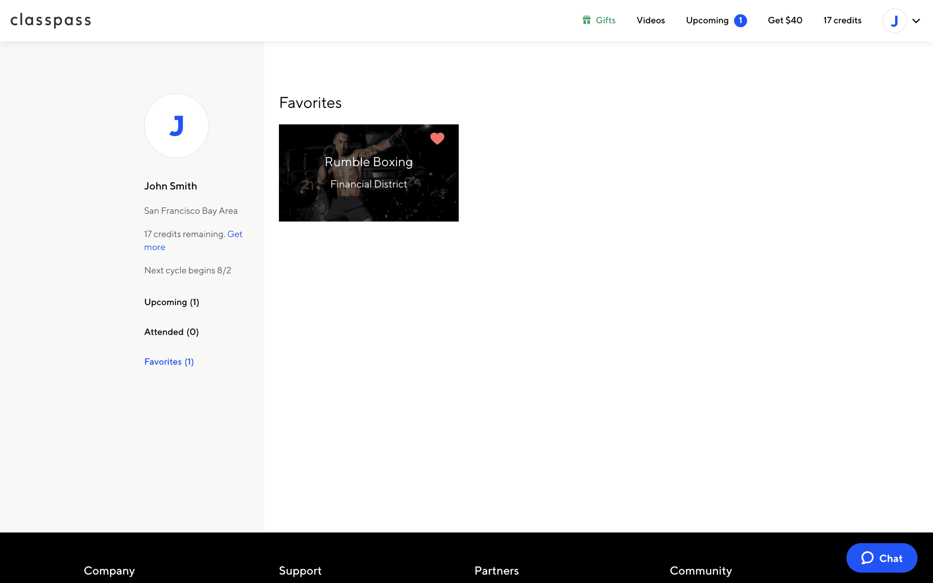 ClassPass Web Health & Fitness interface screenshot 9