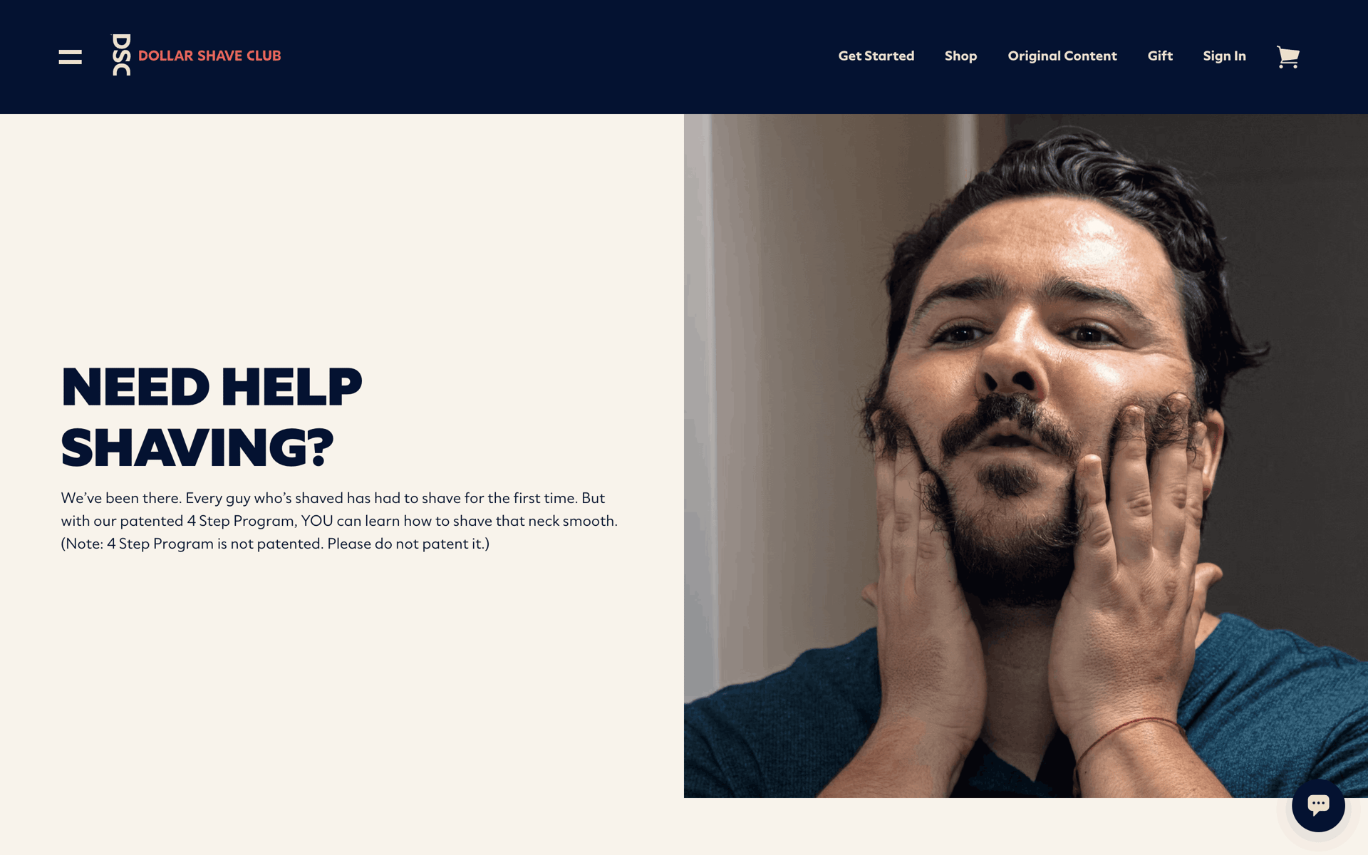 Dollar Shave Club Web Lifestyle interface screenshot 16