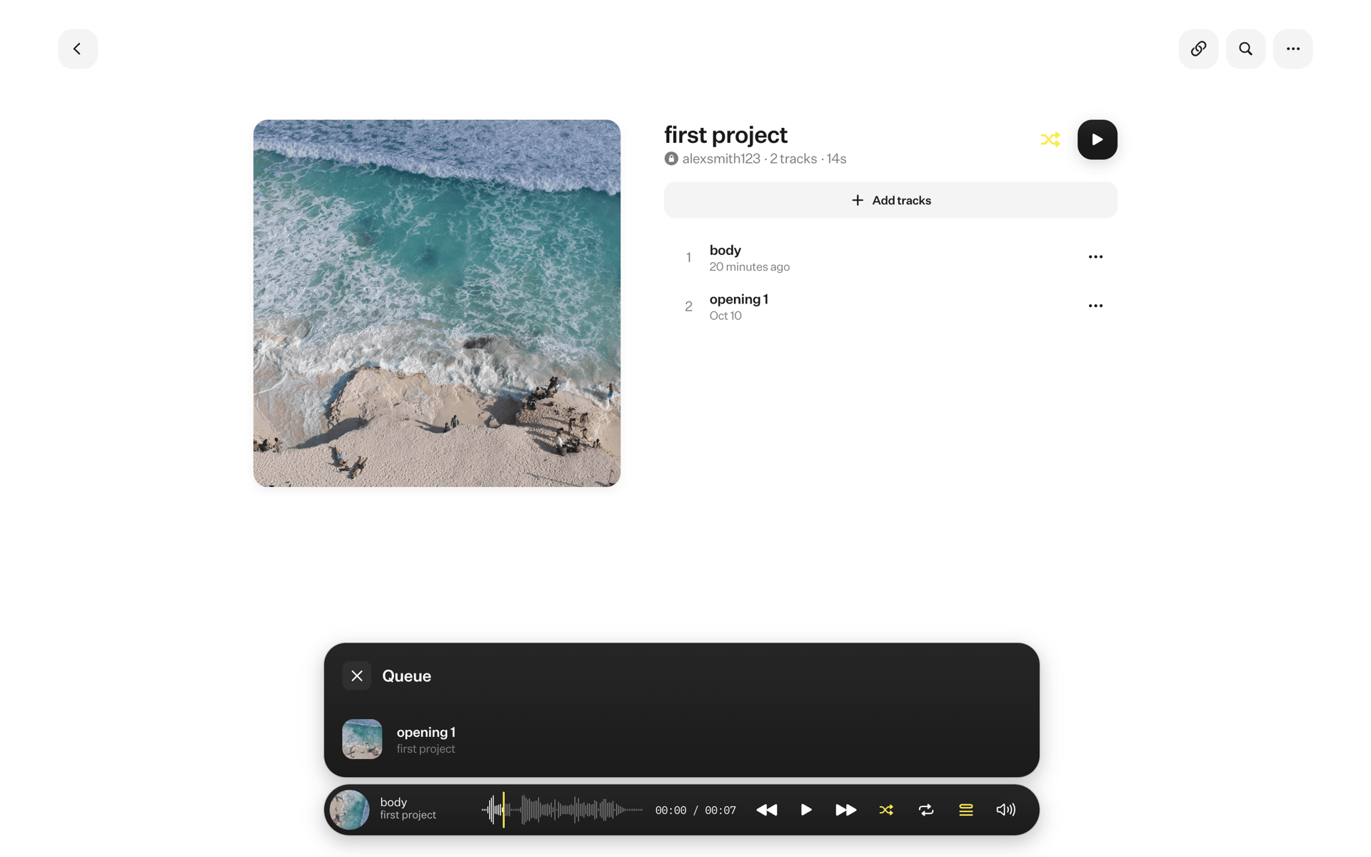 [untitled] Web Music & Audio interface screenshot 14