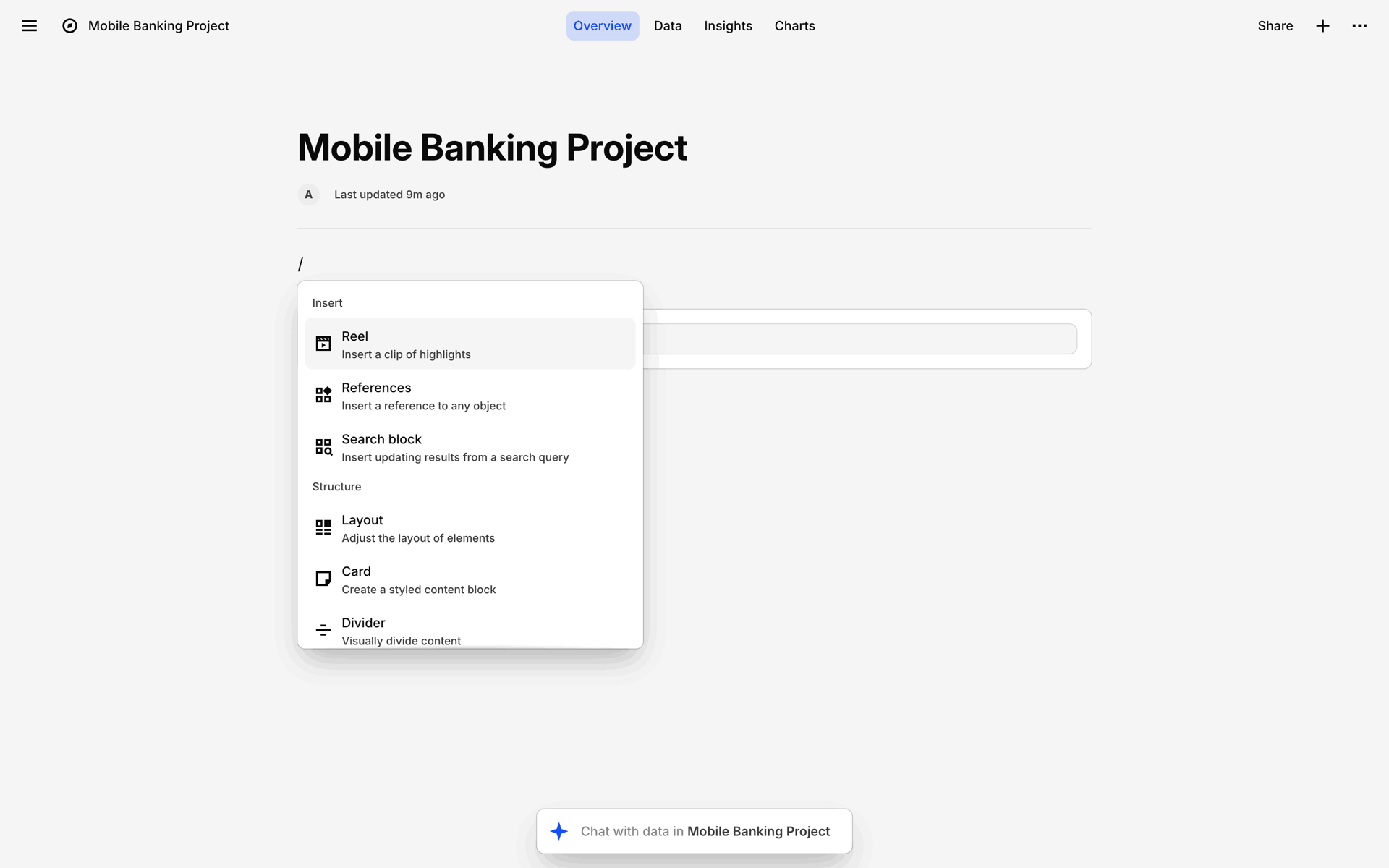 Dovetail Web Business interface screenshot 15