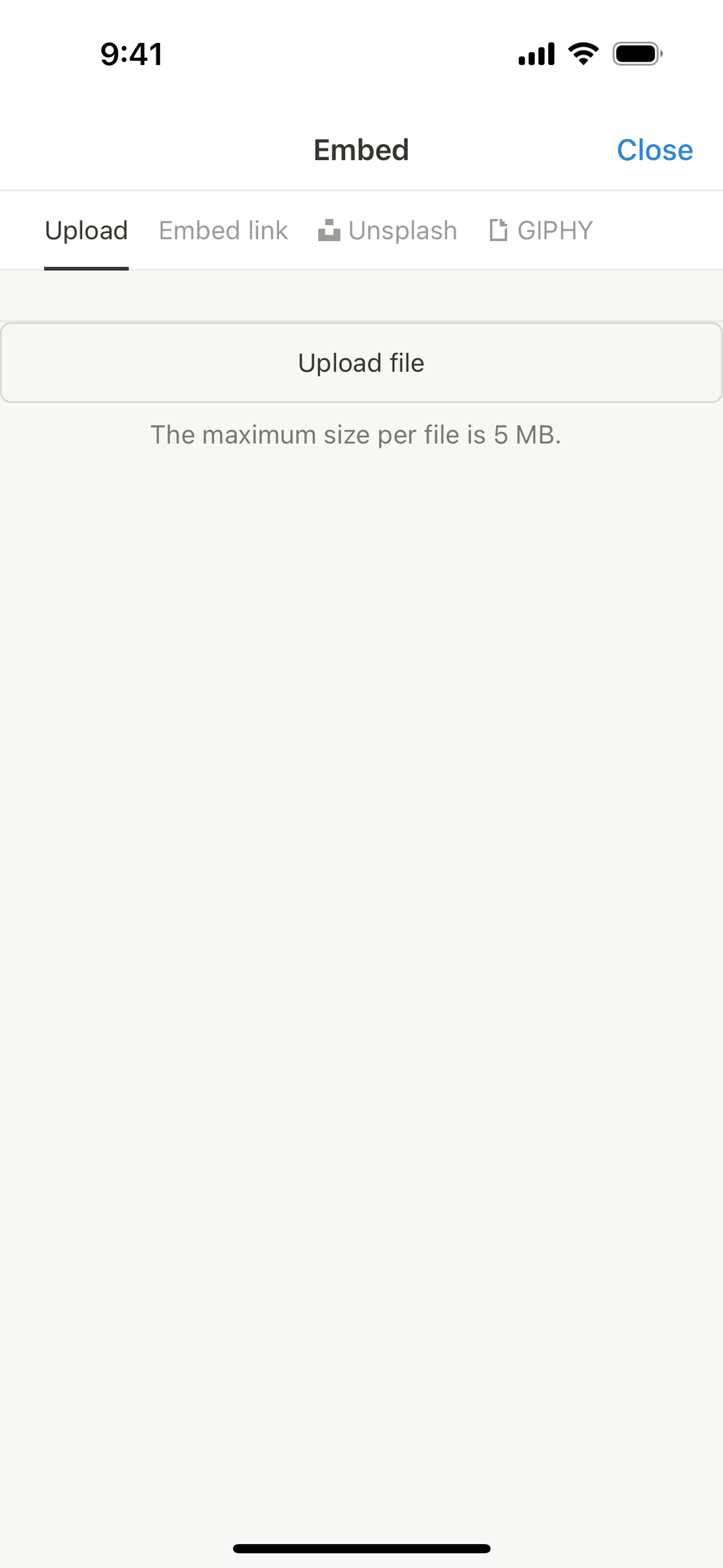 Notion iOS Collaboration interface screenshot 16