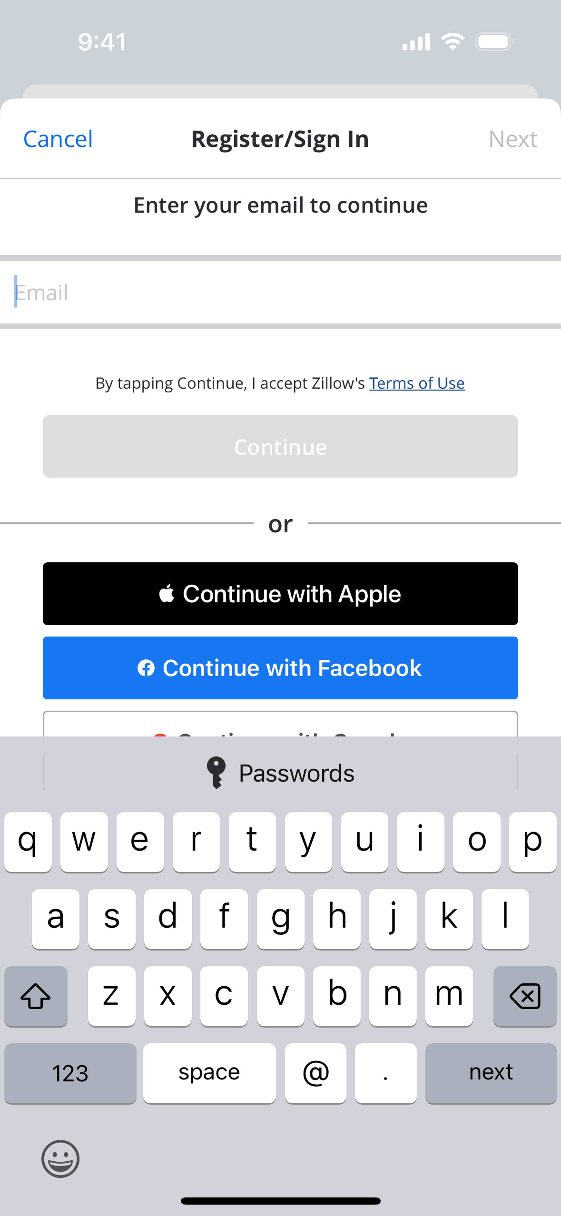 Zillow iOS Real Estate interface screenshot 22