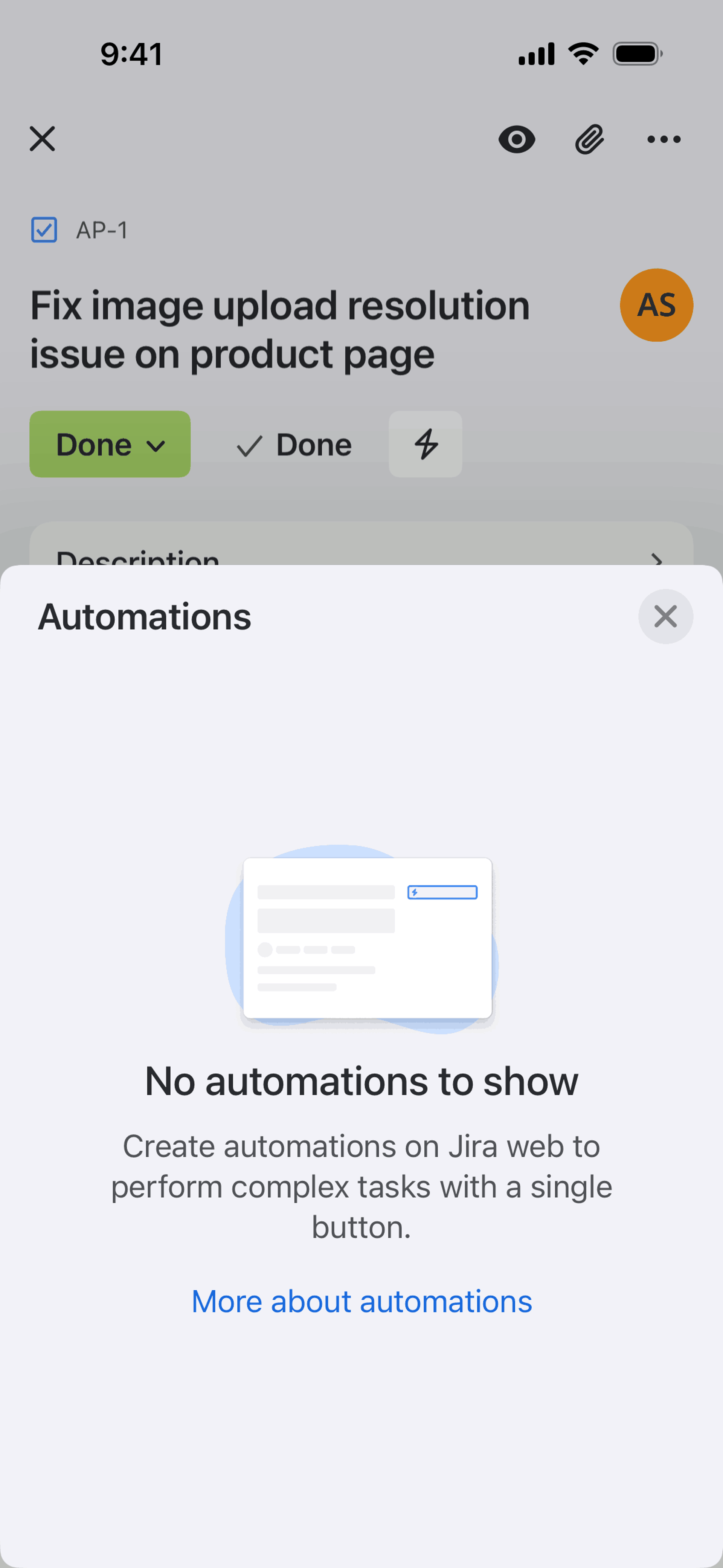 Jira Cloud iOS Business interface screenshot 13
