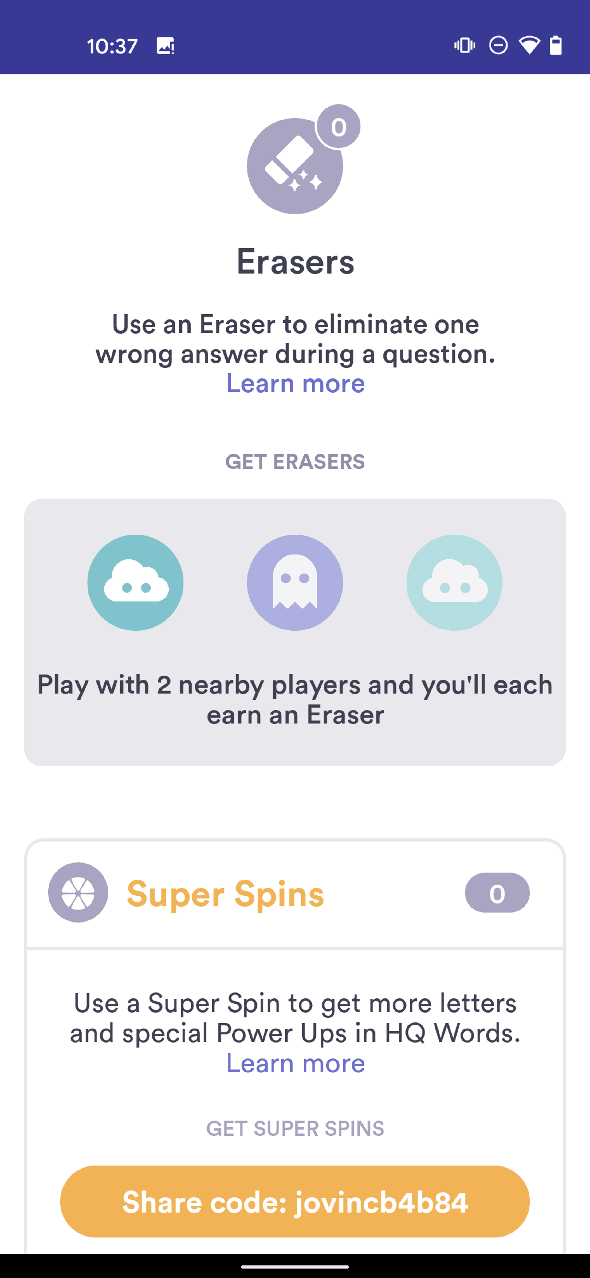 HQ Trivia Android Entertainment interface screenshot 23