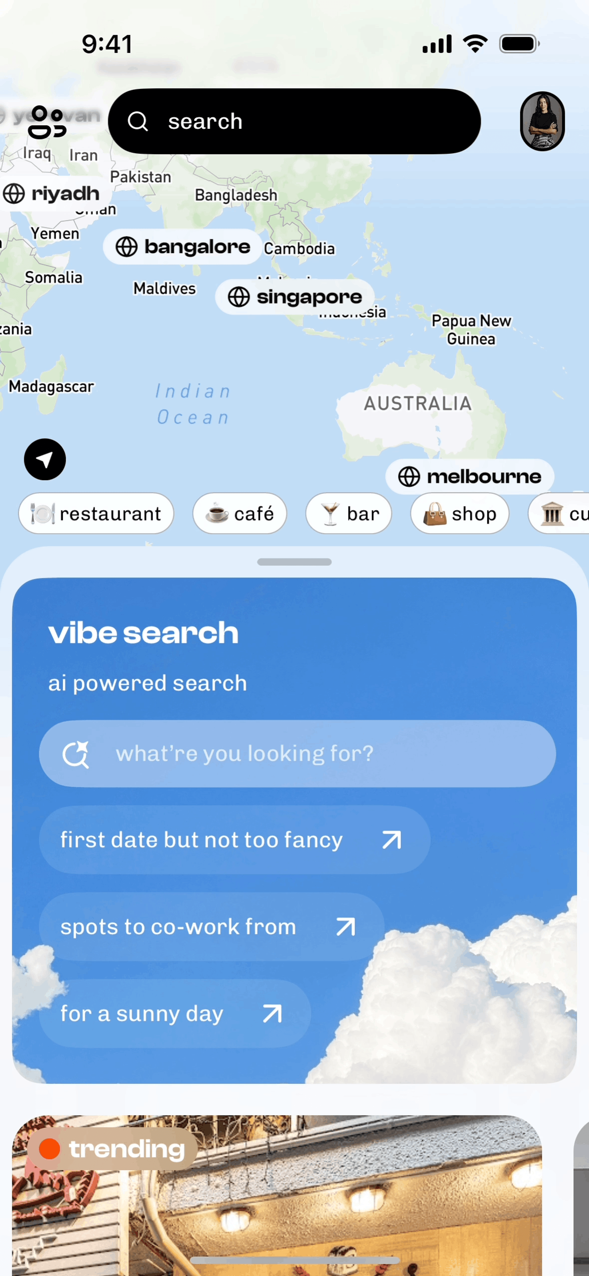 Corner iOS Social Networking interface screenshot 23
