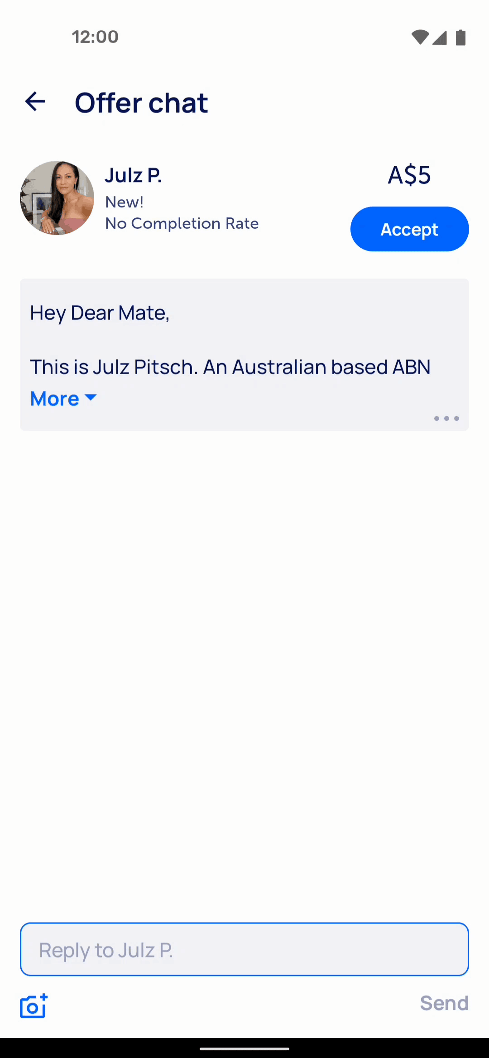 Airtasker Android Business interface screenshot 13