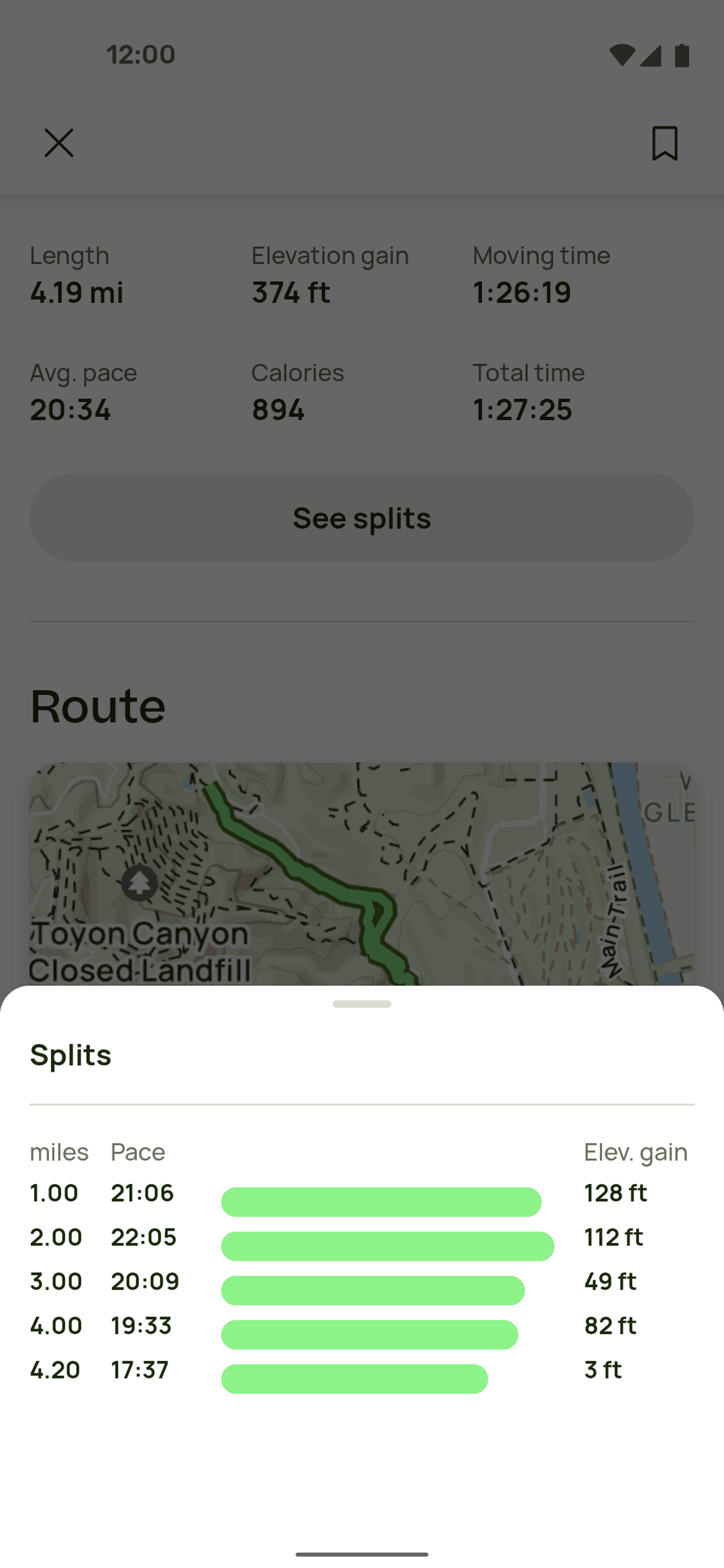 AllTrails Android Health & Fitness interface screenshot 17