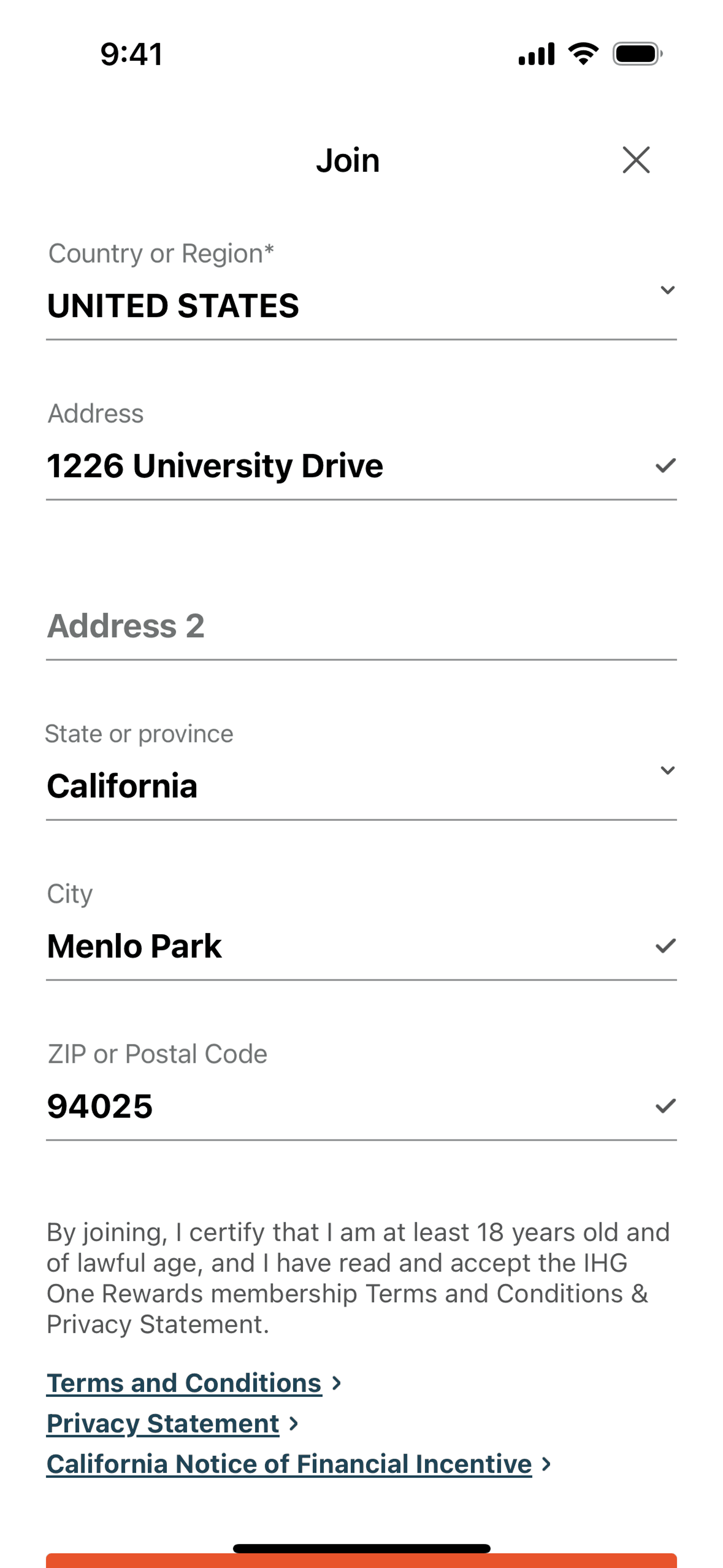 IHG Hotels & Rewards iOS Travel & Transportation interface screenshot 14